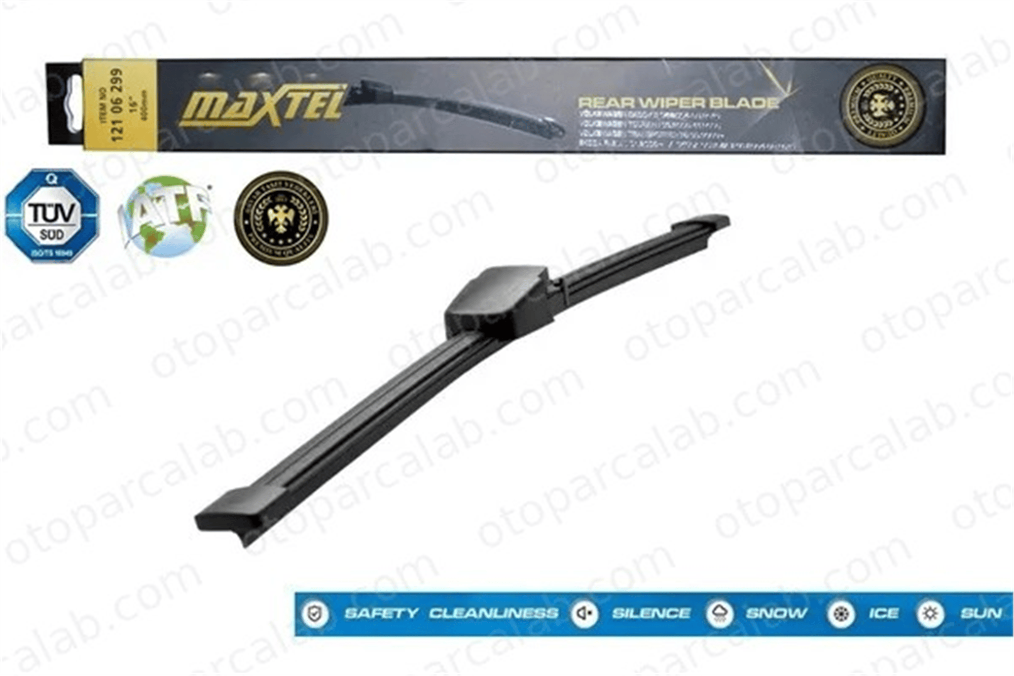 MAXTEL 12106298 Silecek Süpürgesi Arka Muz Tip 330 mm - 13 inç VOLVO XC60 II VW GOLF V 3397008006 A3397008006