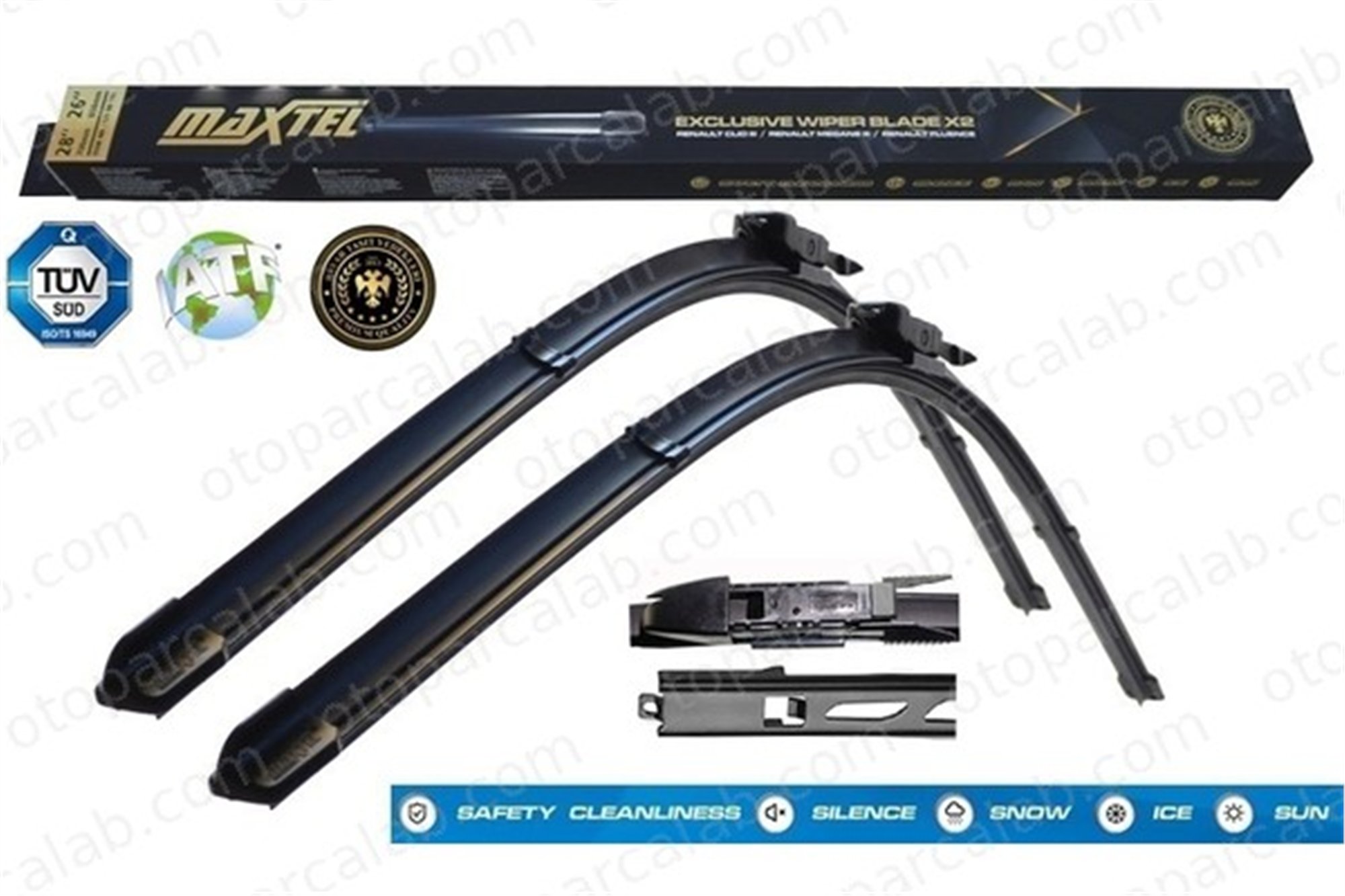 MAXTEL 12109407 Silecek Süpürgesi Ön Muz Tip 600/575 mm - 24/23 inç BMW 5 5 Touring 3397118955 61610421055