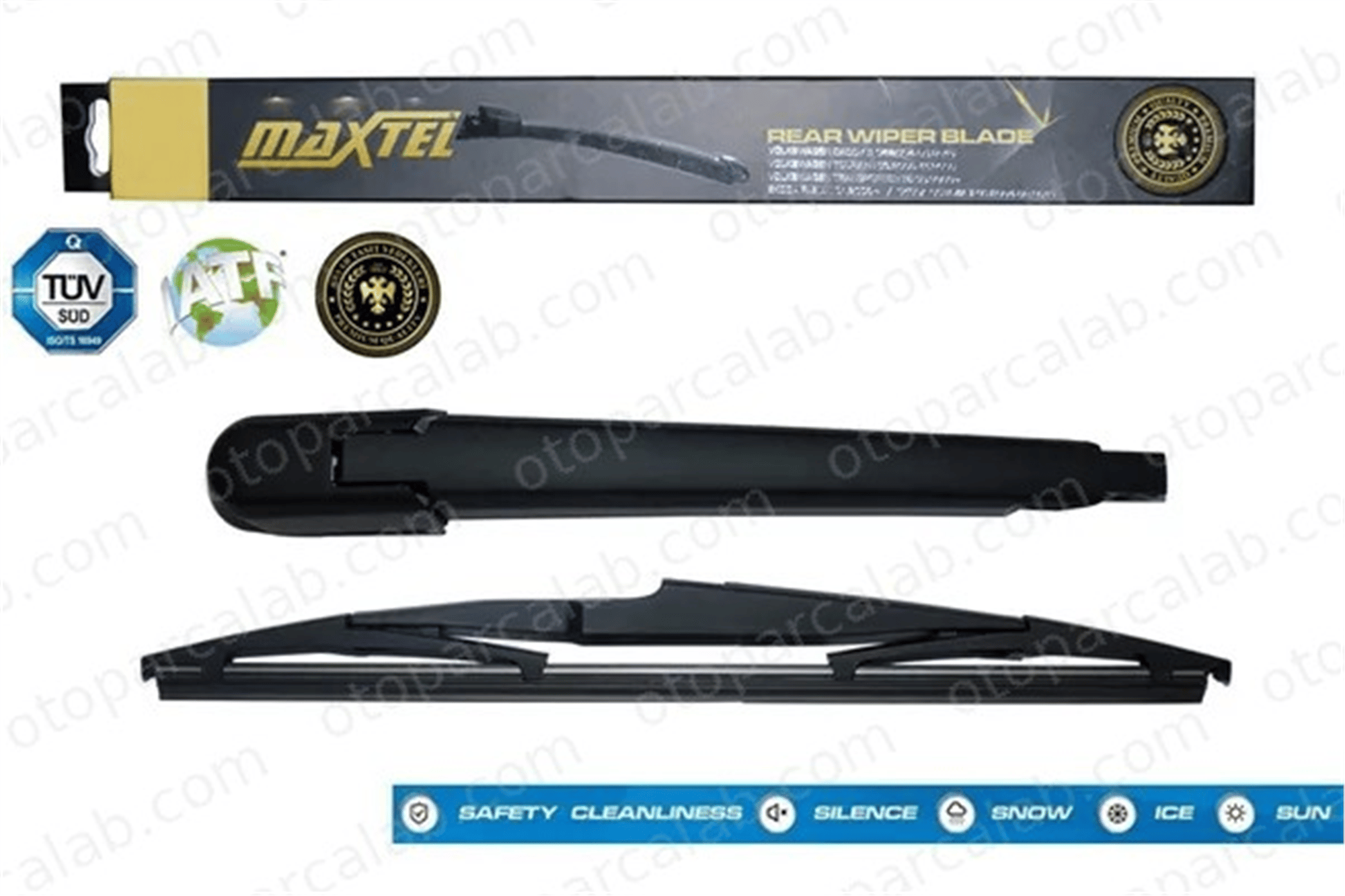 MAXTEL 12603233 Silecek Süpürgesi Arka Hybrid Tip 310 mm - 12 inç FORD FOCUS III FOCUS III Turnier 1609428380 1609428480