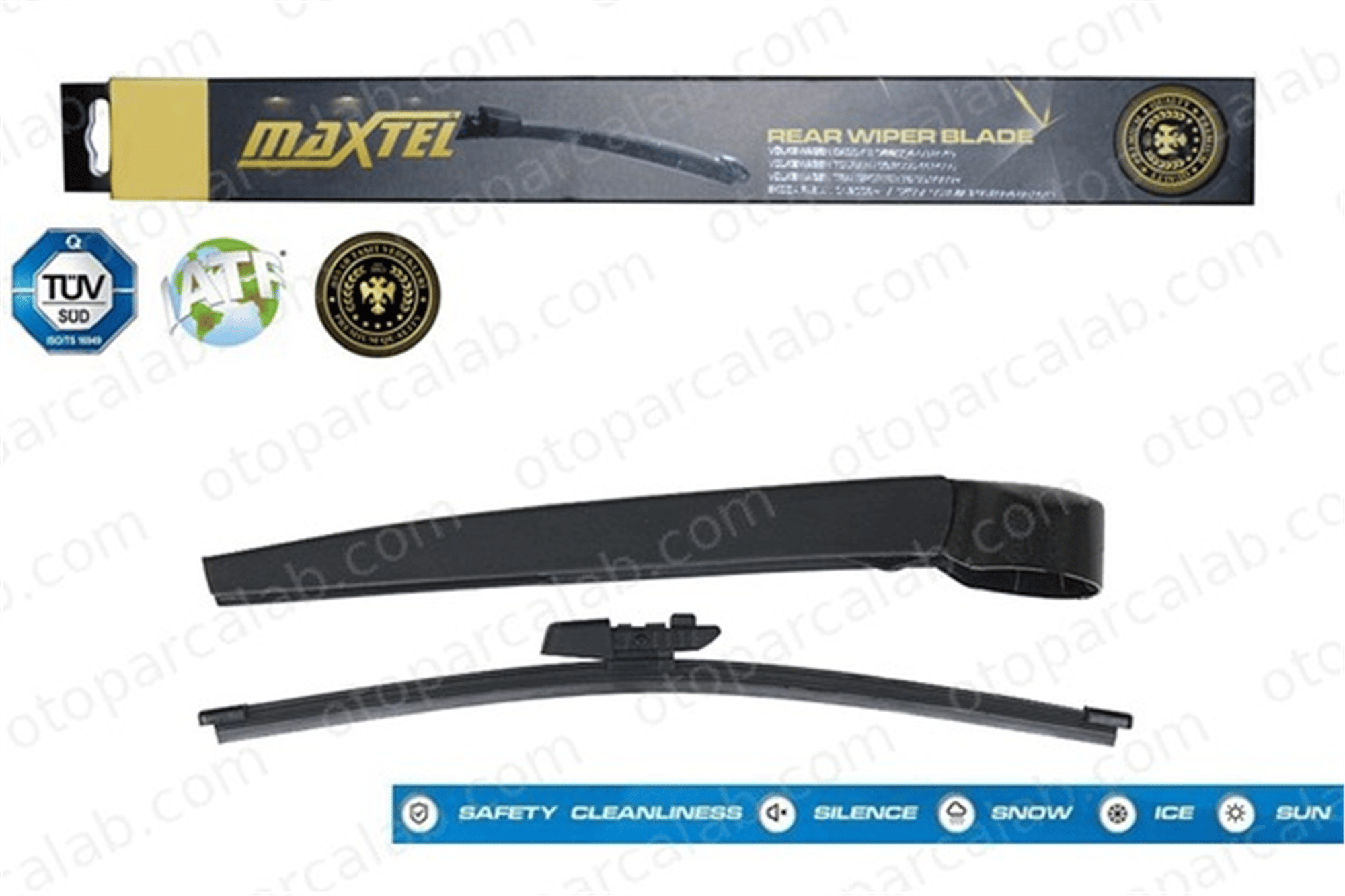MAXTEL 12620348 Silecek Süpürgesi Arka Muz Tip 350 mm - 14 inç SKODA KAROQ 5G9955707 5K6955435