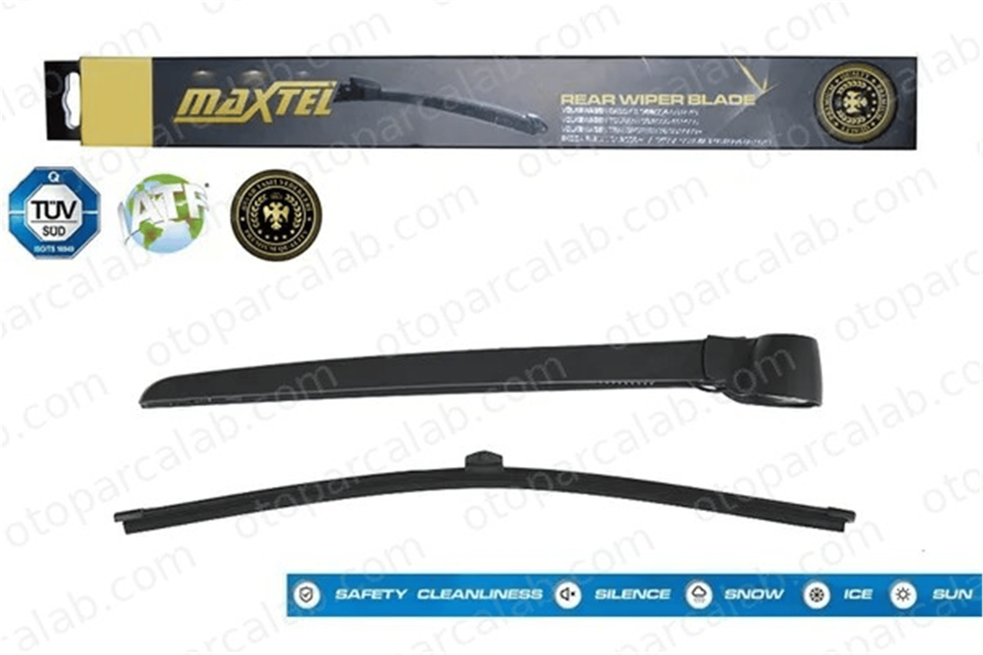 MAXTEL 12635351 Silecek Süpürgesi Arka Muz Tip 360 mm - 14 inç AUDI A4 B9 Avant A1 8W9955425 8X3955425