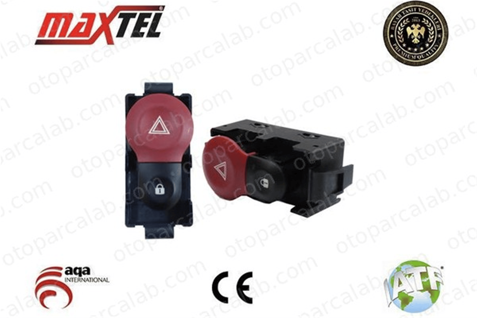 MAXTEL 16204003 Dörtlü Flaşör Düğmesi RENAULT MEGANE III Hatchback MEGANE III Coupe 8200523299 252100001R