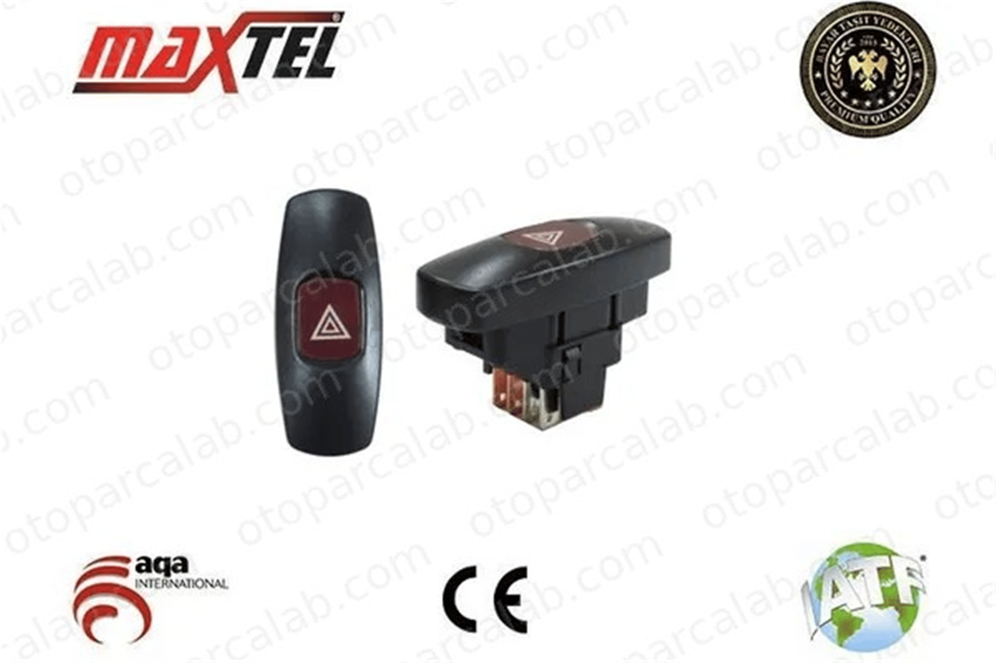 MAXTEL 16205109 Dörtlü Flaşör Düğmesi FIAT MAREA MAREA Weekend 735257109 712953614