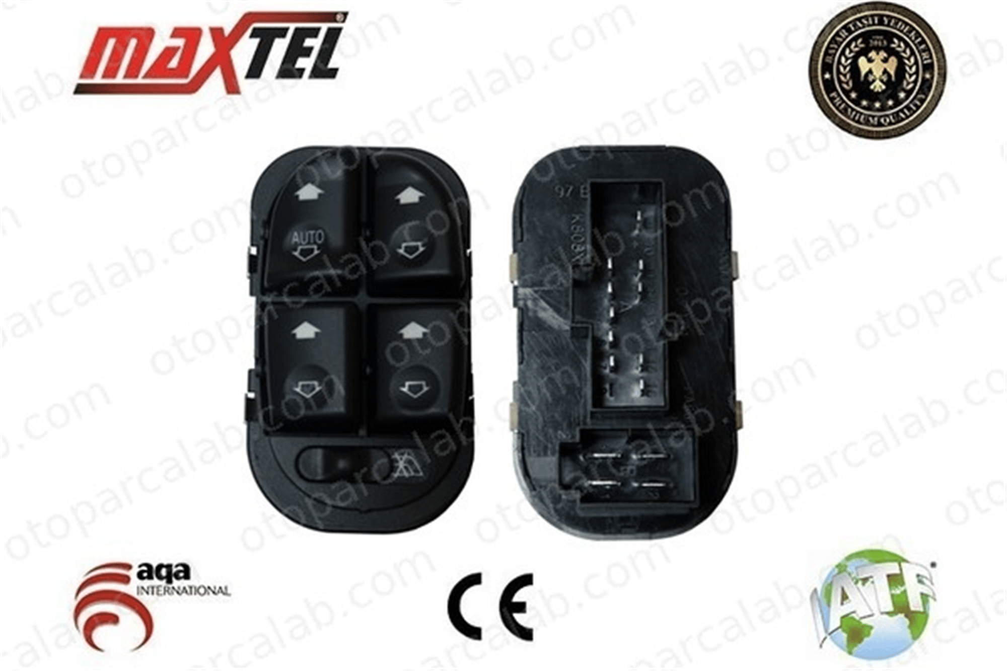 MAXTEL 18202035 Cam Açma Düğmesi Ön Sol FORD MONDEO II MONDEO II Sedan 97BG14A132AA 1022663
