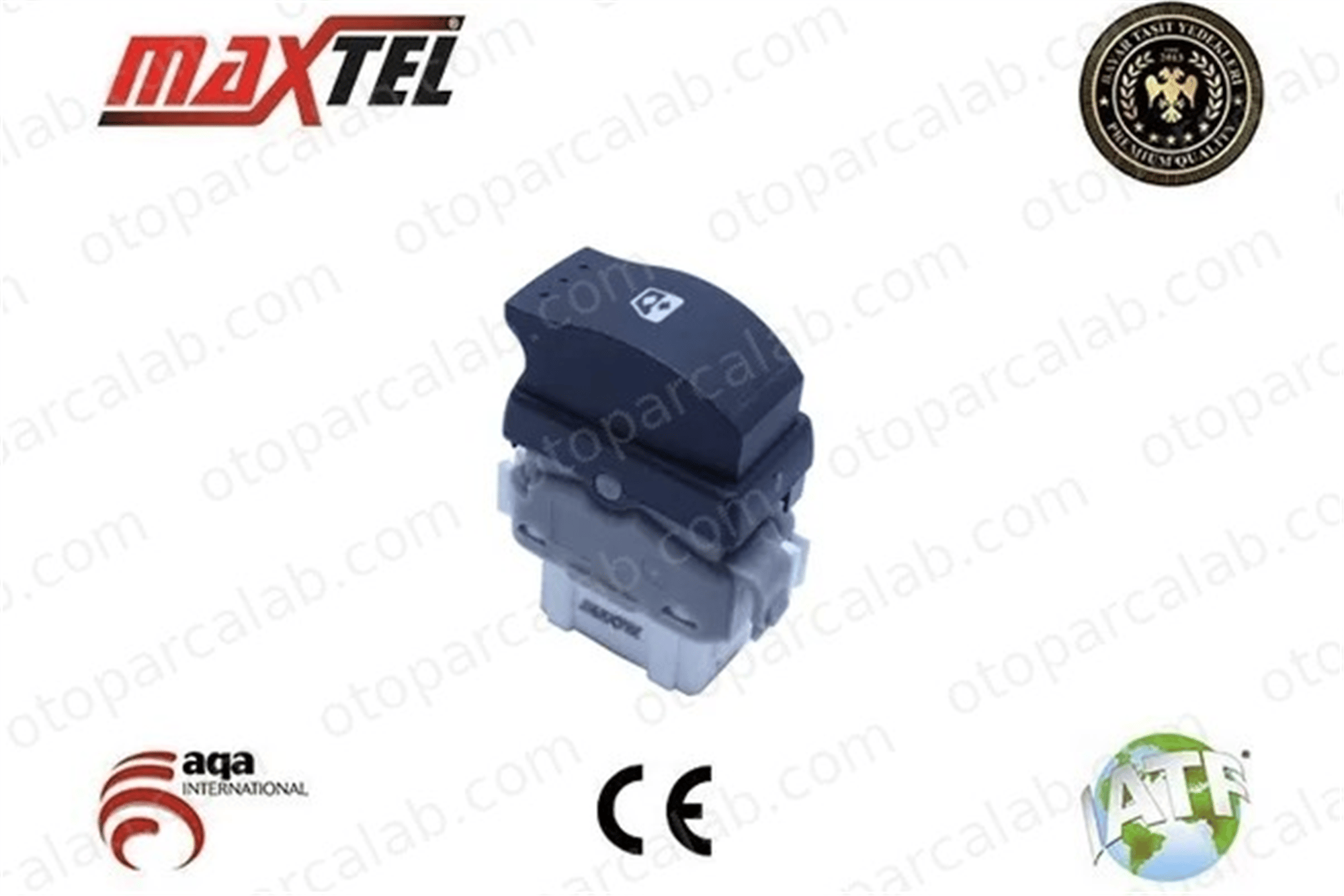 MAXTEL 18204024 Cam Açma Düğmesi Arka Sağ veya Sol RENAULT MEGANE II MEGANE II Station wagon 8200108274 8200315024