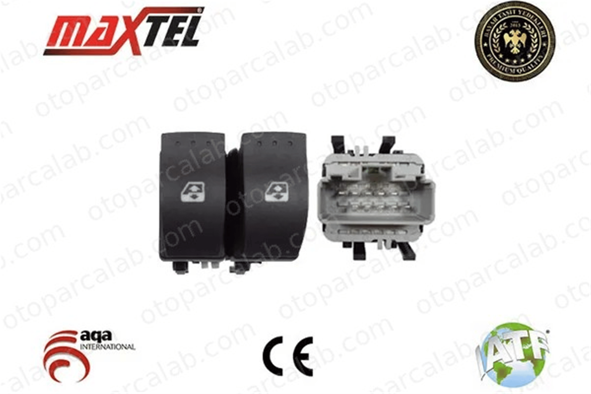 MAXTEL 18204042 Cam Açma Düğmesi Ön Sol RENAULT SCÉNIC II ESPACE IV 8200315042 8200015088