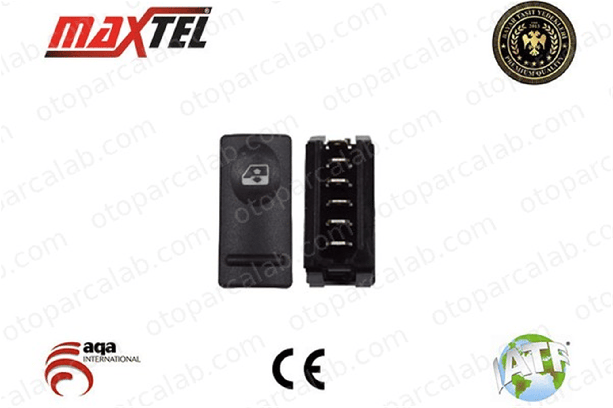 MAXTEL 18204337 Cam Açma Düğmesi Ön Sağ RENAULT 19 II Chamade 19 II 7700817337