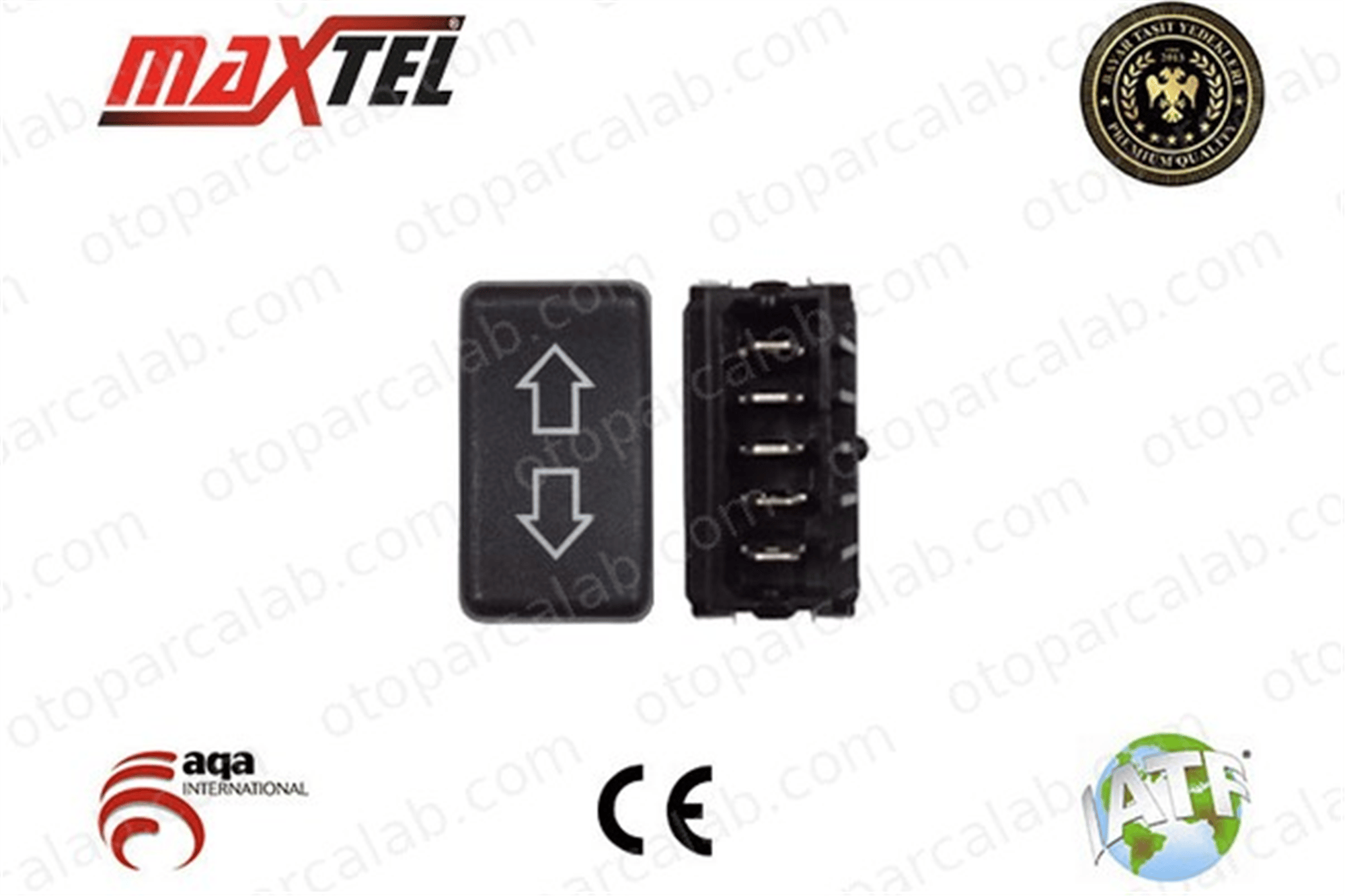 MAXTEL 18204925 Cam Açma Düğmesi Ön Sağ RENAULT 9 SUPER 5 7700705925 7700673247
