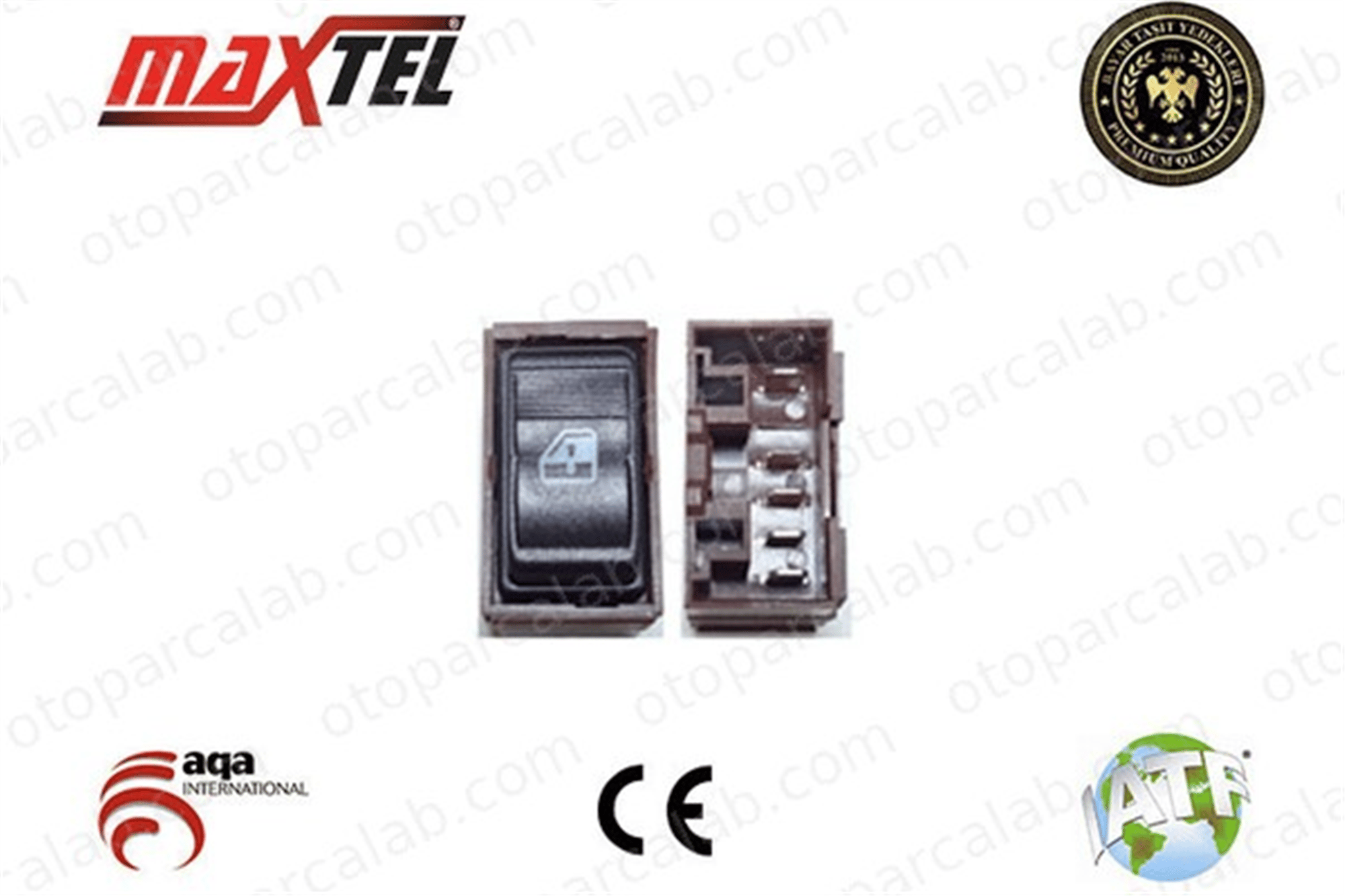 MAXTEL 18205800 Cam Açma Düğmesi Ön Sağ FIAT FIORINO Kasa/büyük limuzin FIORINO 90811800 181980280