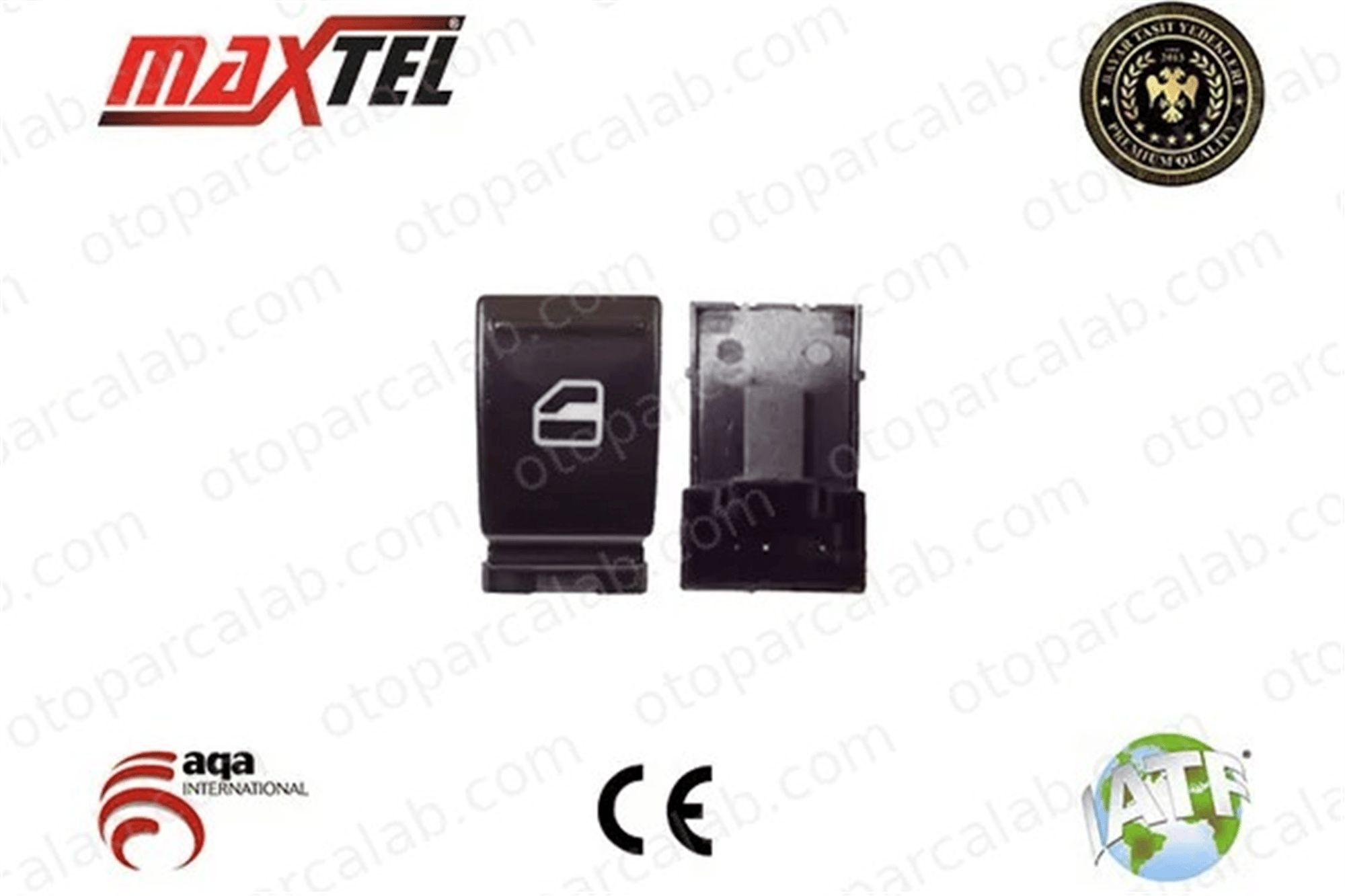 MAXTEL 18206004 Cam Açma Düğmesi Ön Sağ SEAT IBIZA IV SC IBIZA IV 7L6959855B 1K0959855