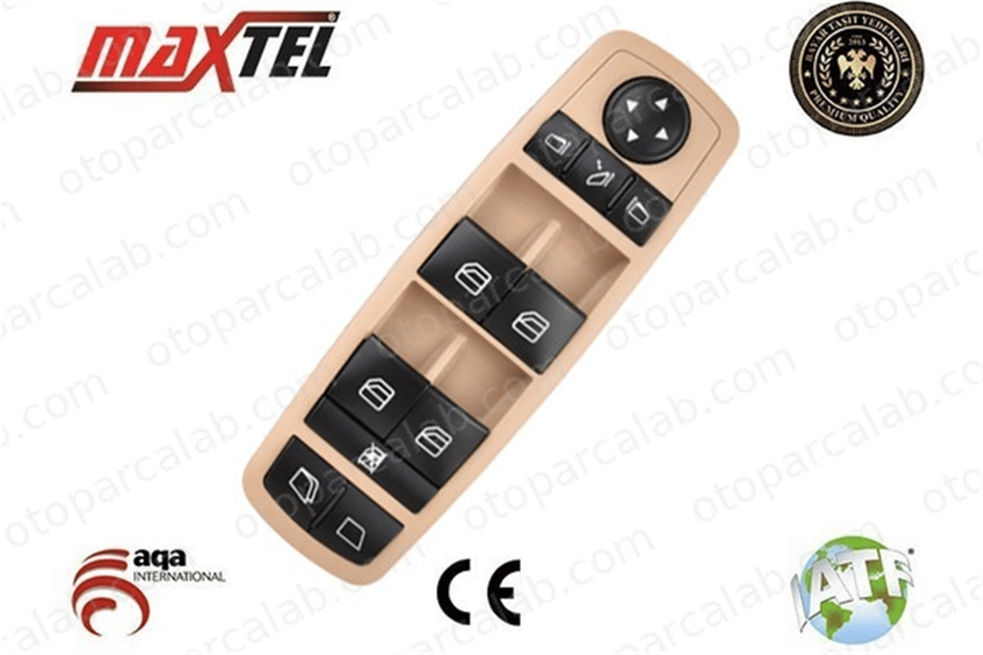 MAXTEL 18208391 Cam Açma Düğmesi Ön Sol MERCEDES-BENZ R-SERISI M-SERISI A2518300390 A25183005909051