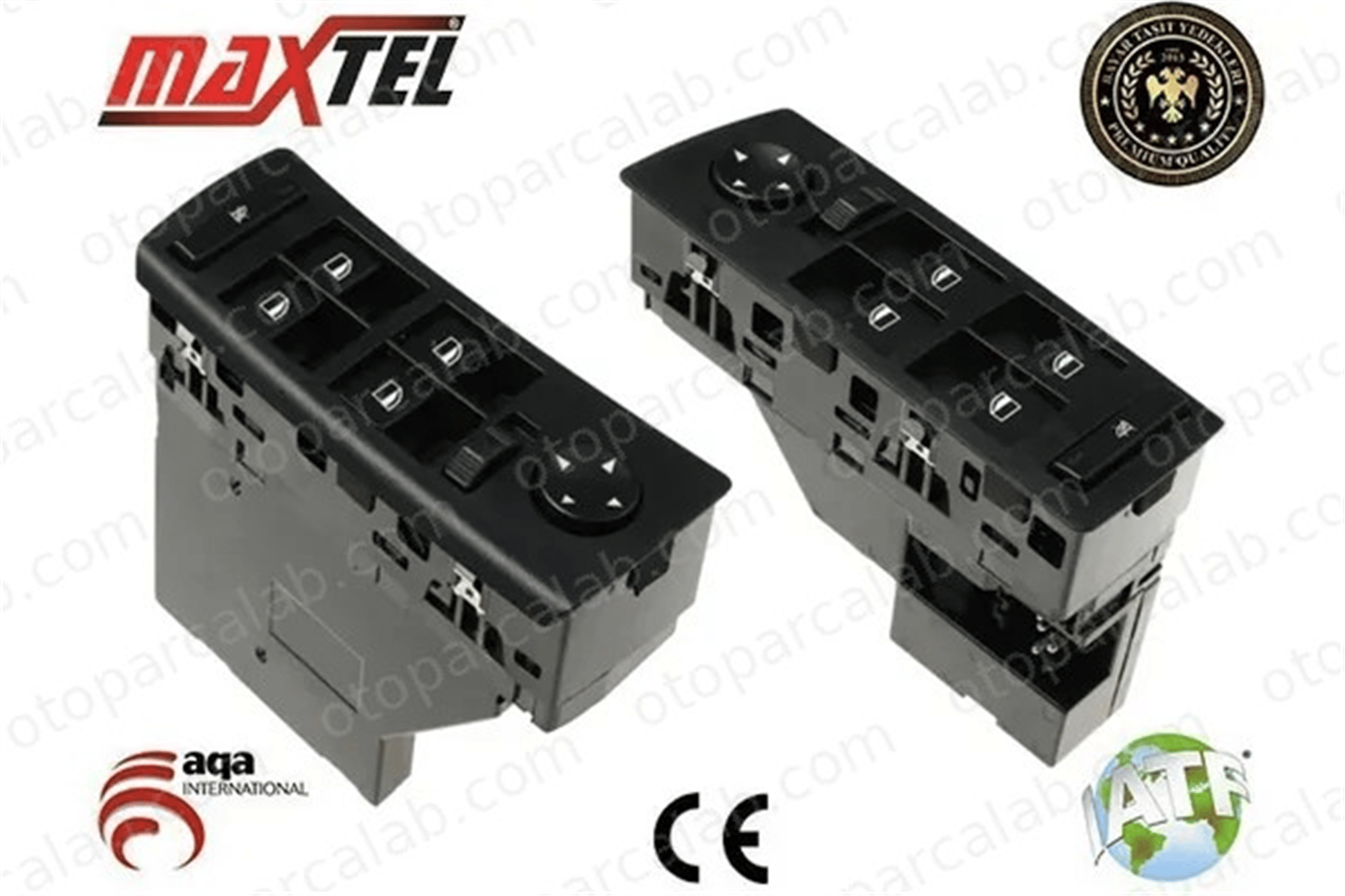 MAXTEL 18209505 Cam Açma Düğmesi Ön Sol BMW X5 61316962505 61316916599