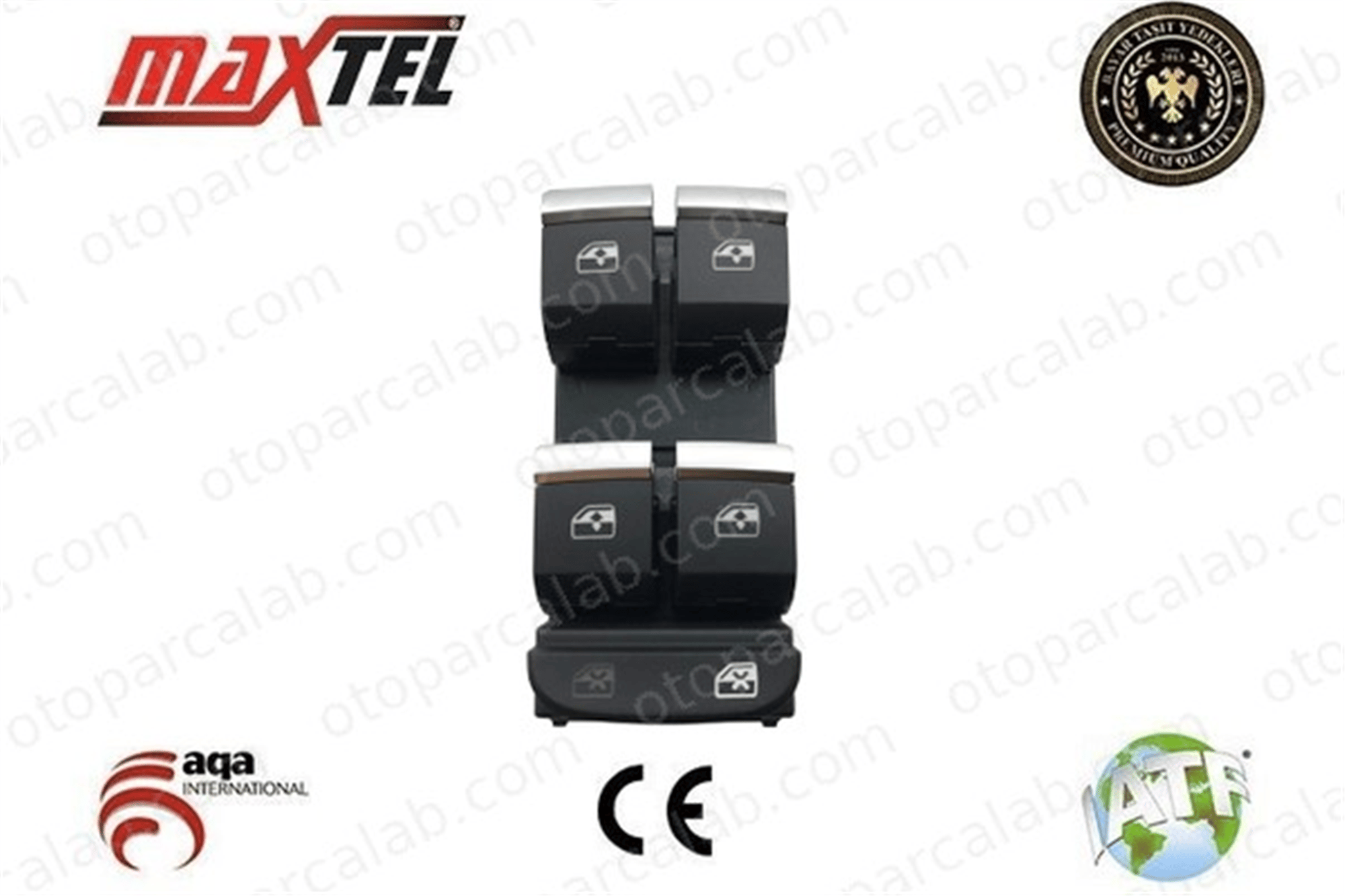 MAXTEL 18231121 Cam Açma Düğmesi Ön Sol AUDI A3 Q7 4F0959851H 4F0959851H5PR