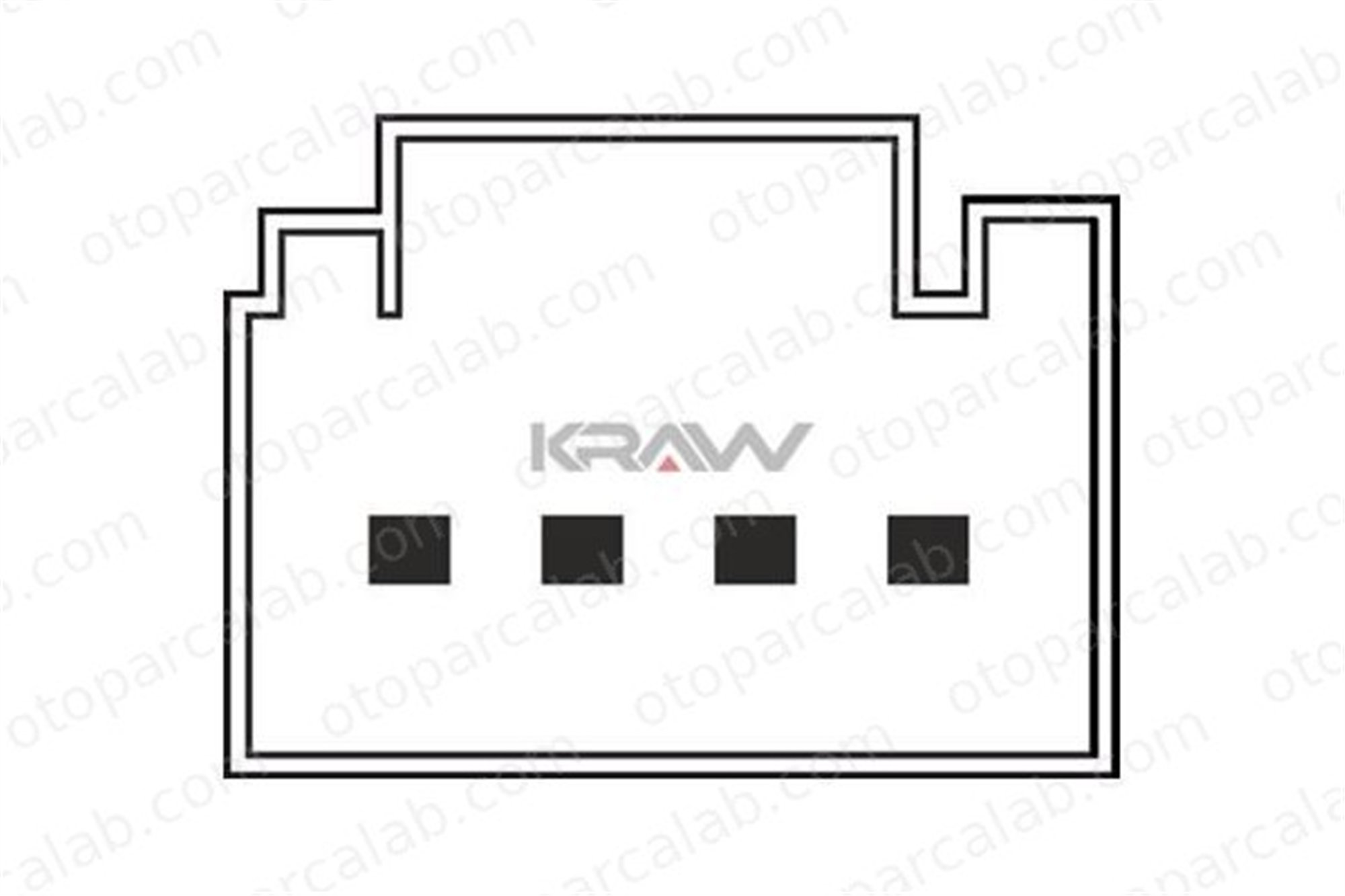 MCAR AN-1413 Cam Açma Düğmesi Ön Sol SKODA OCTAVIA II Combi OCTAVIA II 1Z0959858