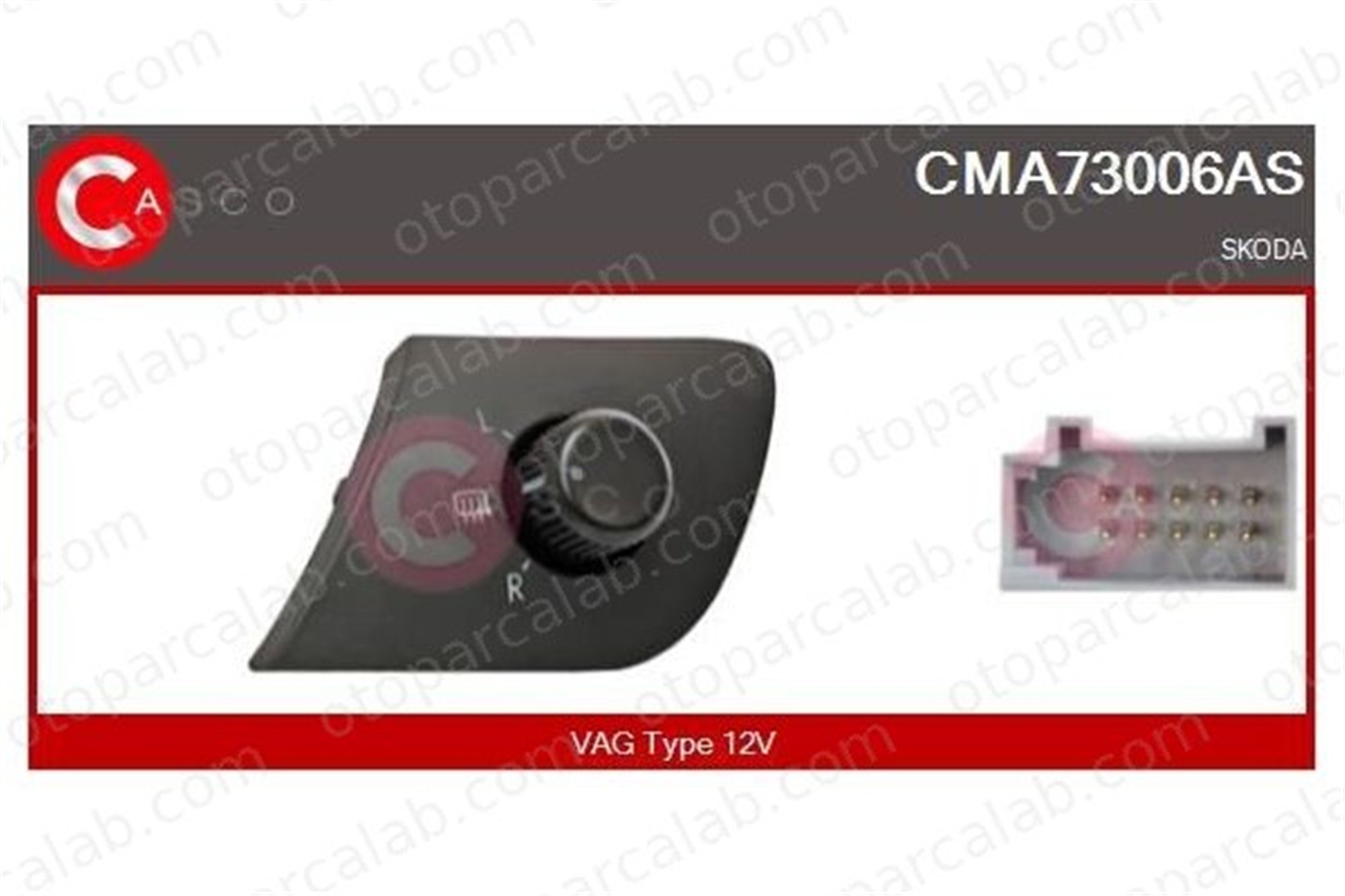 MCAR AN-1442 Ayna Kumanda Düğmesi SKODA FABIA I Combi FABIA I 6Y1959565E