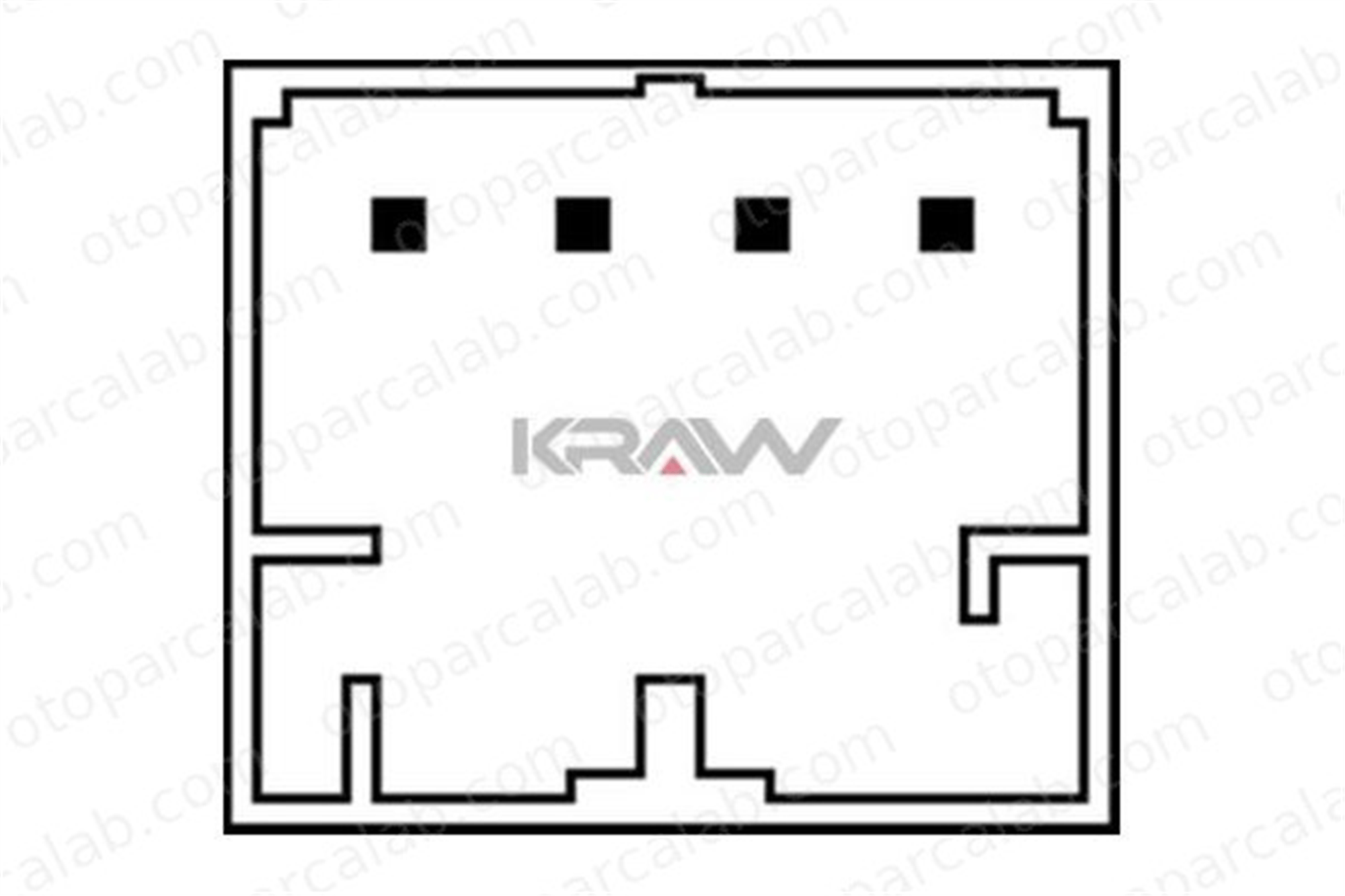 MCAR AN-1507 Cam Açma Düğmesi Ön Sağ AUDI A4 B8 Avant A4 B8 8K0959855A