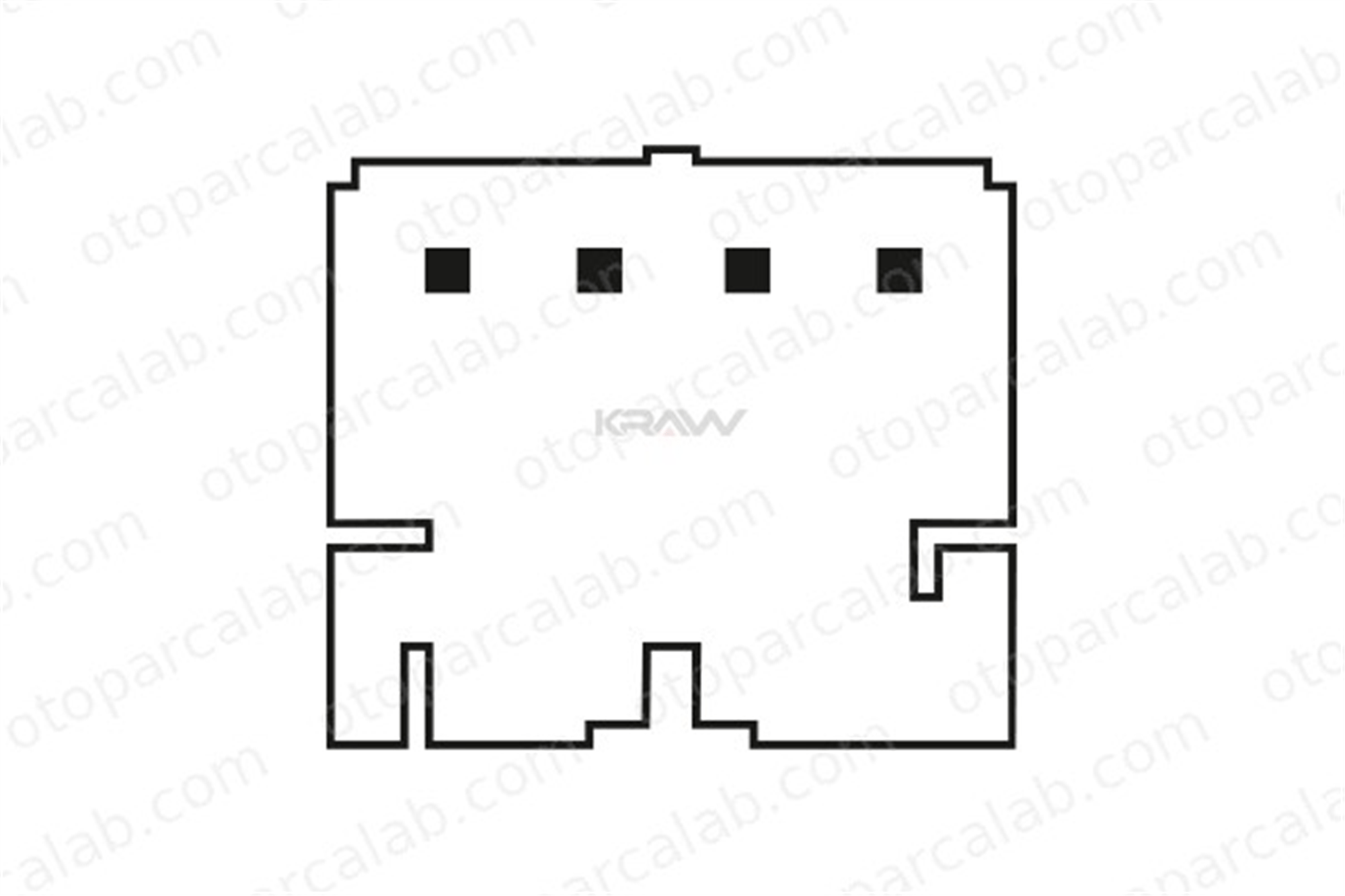 MCAR AN-1511 Cam Açma Düğmesi Ön Sağ AUDI A4 B9 Avant A4 B9 4M0959855