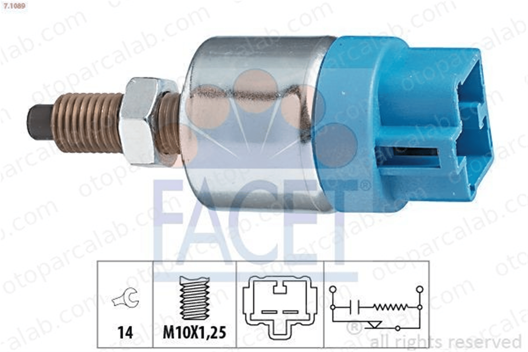 MCAR AN-2871 Fren Müşürü TOYOTA HIACE IV Minibüs/Otobüs COROLLA Station wagon 8434032050 35350S04003