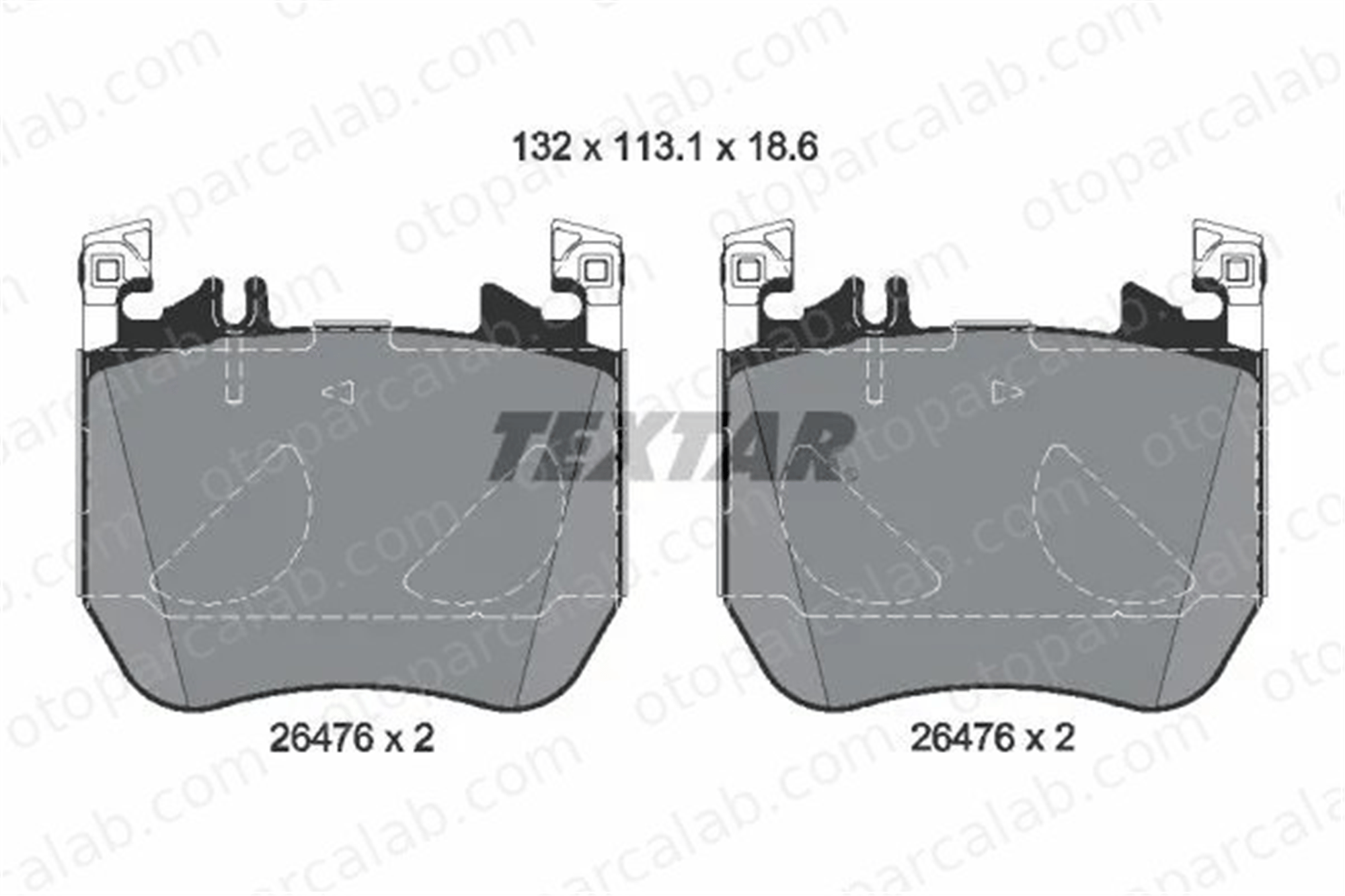 MERCEDES ORJINAL A0004200904 Fren Disk Balata Ön MERCEDES-BENZ S-SERISI A0004200904 4204003