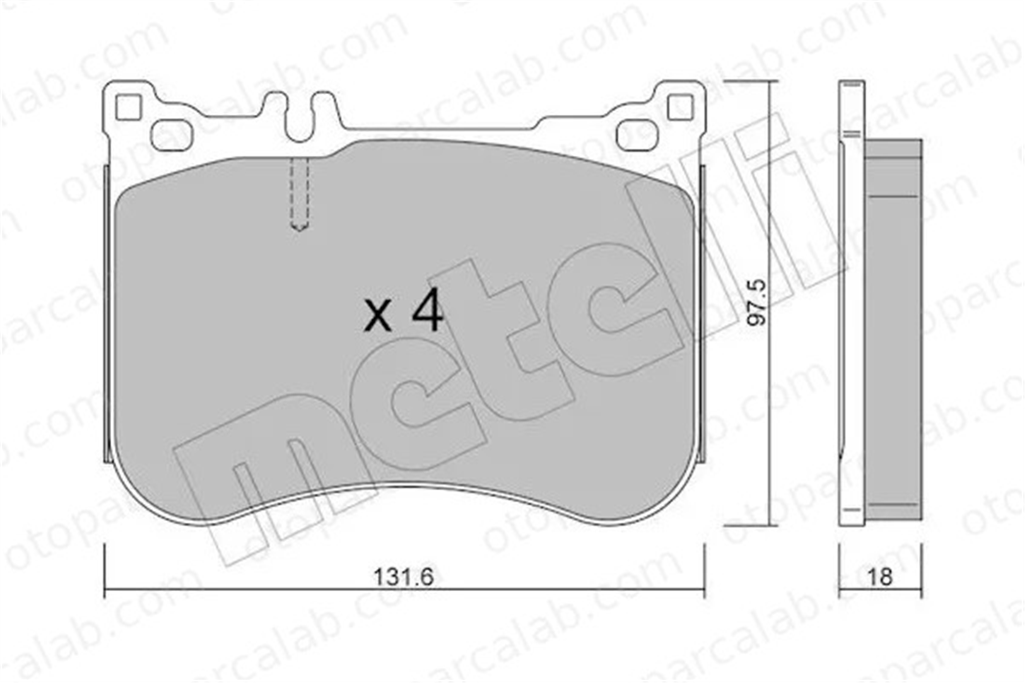 MERCEDES ORJINAL A0004201006 Fren Disk Balata Ön MERCEDES-BENZ S-SERISI S-SERISI Coupe A0004201006 4201006