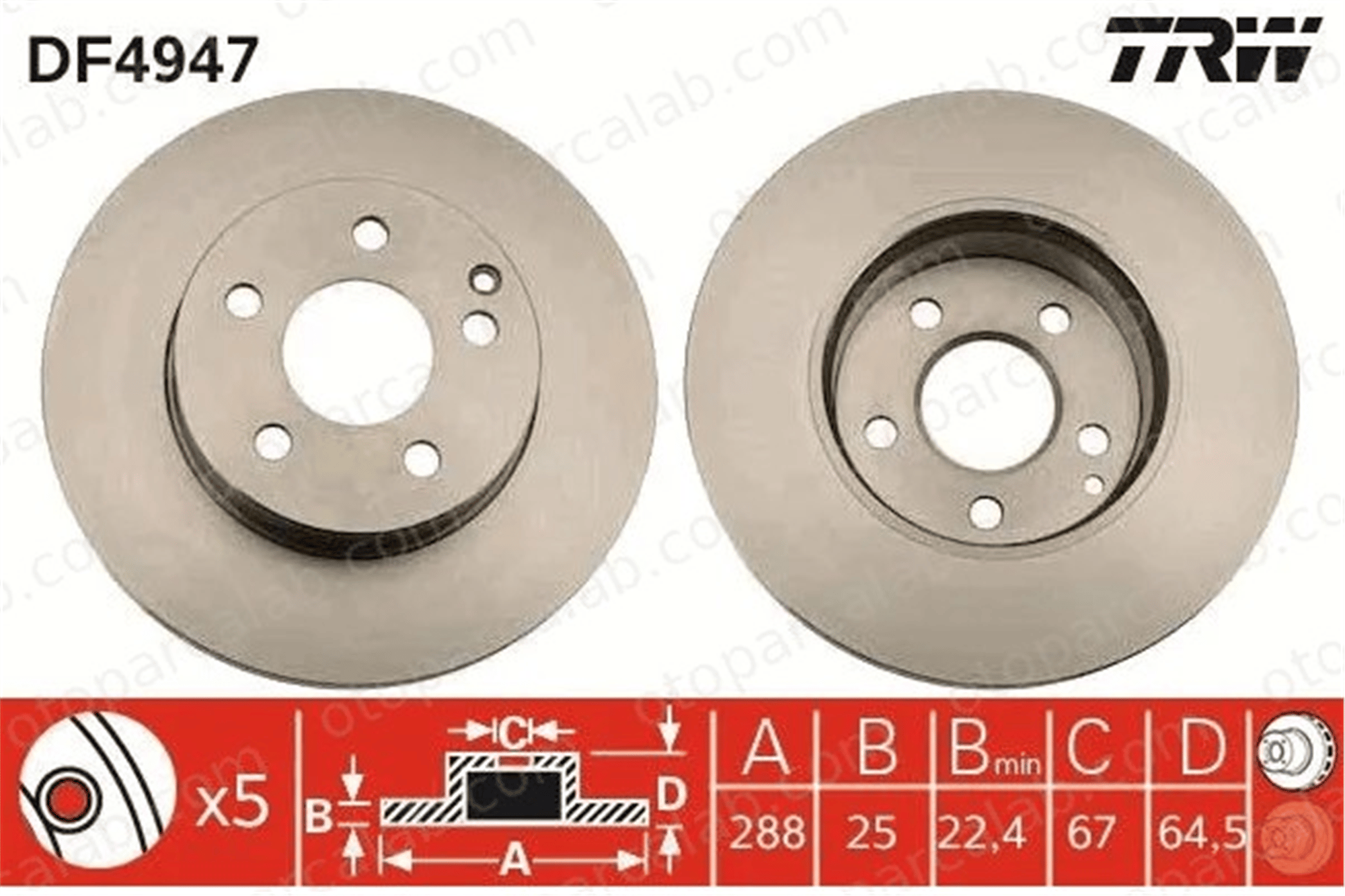 MERCEDES ORJINAL A000421191207 Fren Disk Ayna Ön Sağ ve Sol MERCEDES-BENZ C-SERISI T-Model C-SERISI A000421191207 4211912