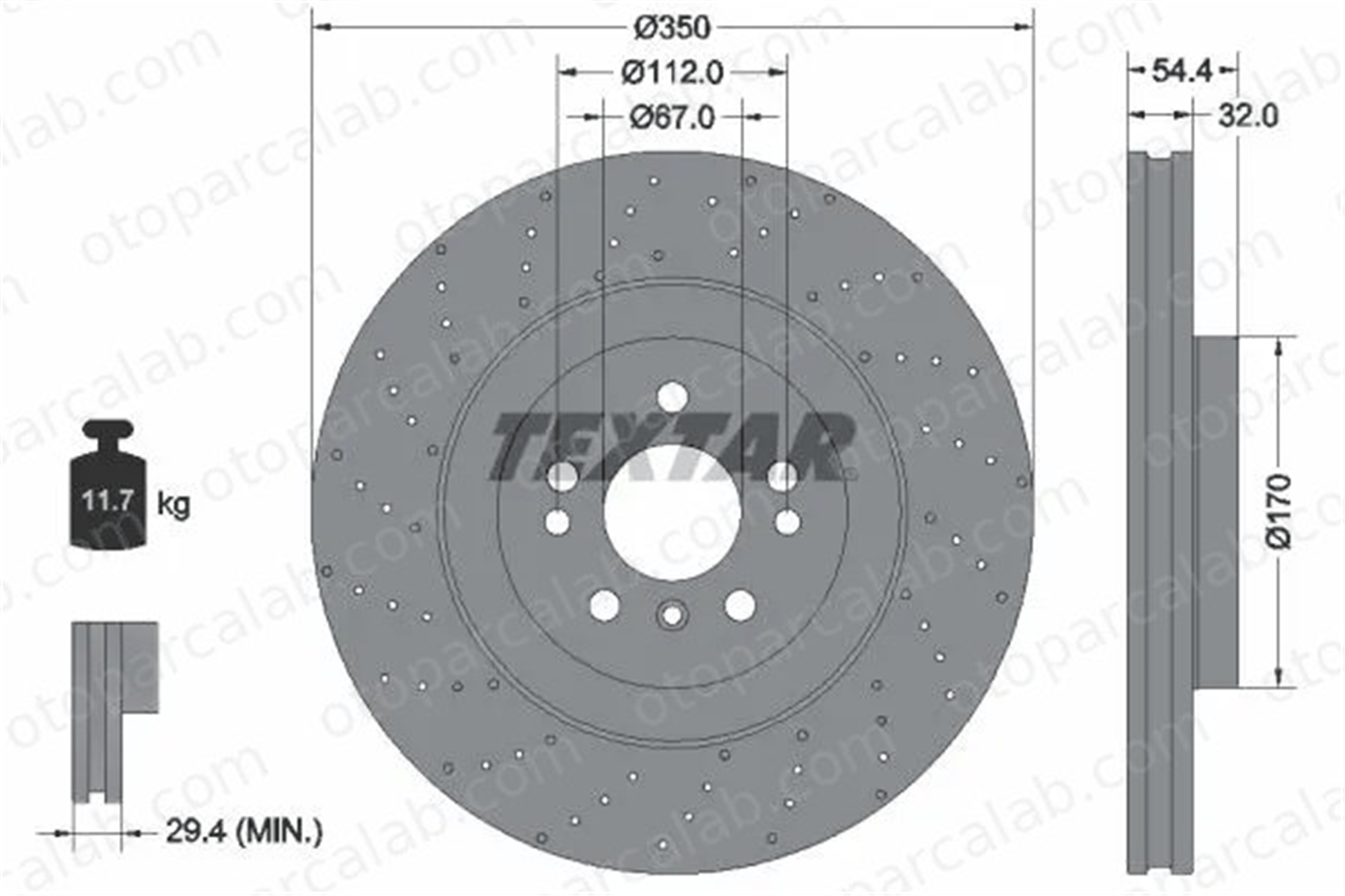 MERCEDES ORJINAL A1664211500 Fren Disk Ayna Ön Sağ ve Sol MERCEDES-BENZ GLE M-SERISI A1664211500 1664211012