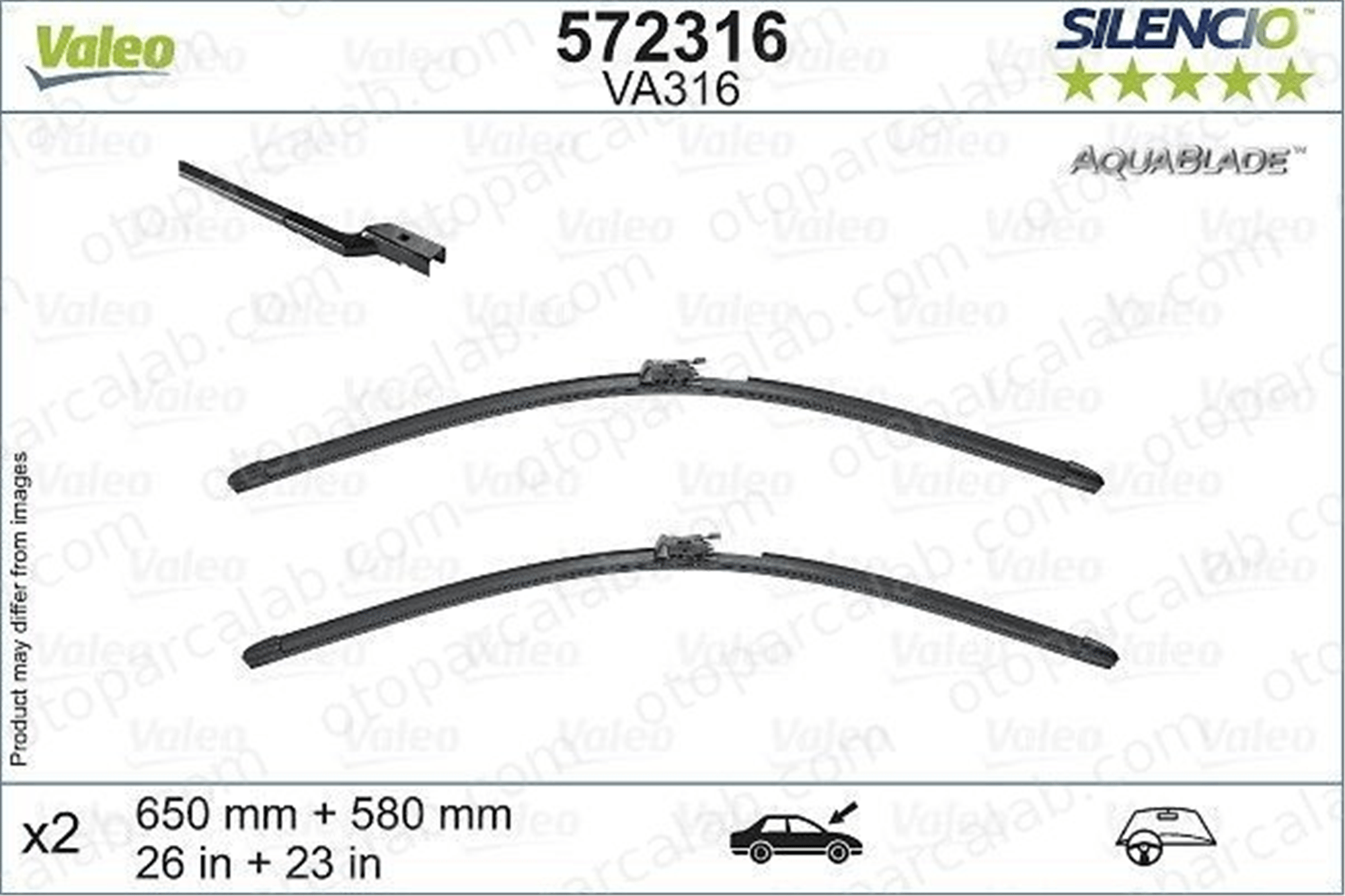 MERCEDES ORJINAL A1678209401 Silecek Süpürgesi Ön 650/550 mm - 26/22 inç MERCEDES-BENZ GLE GLE Coupe A1678209401 1668207800