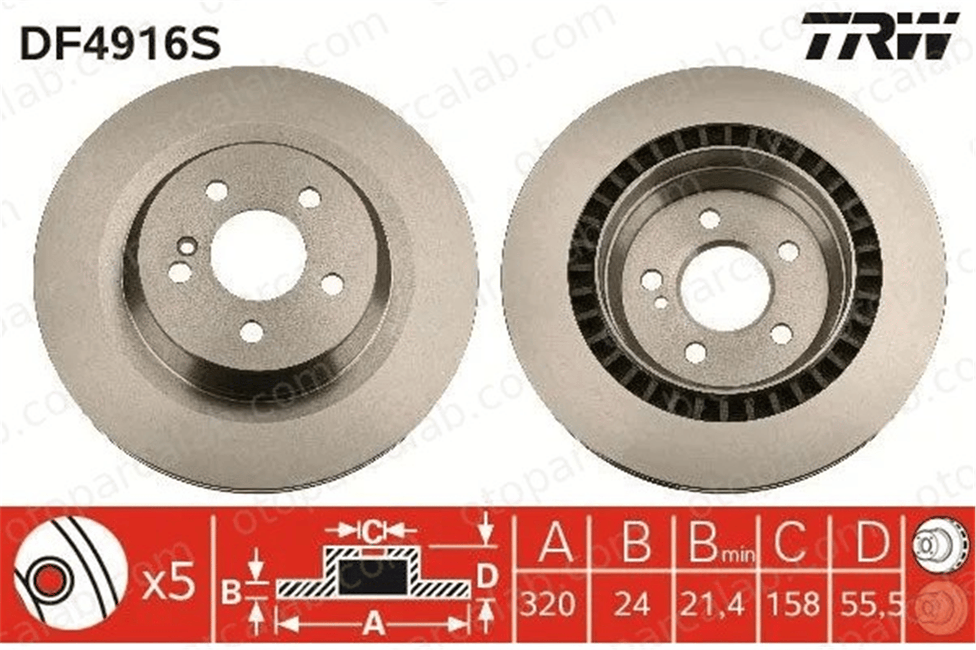 MERCEDES ORJINAL A221423101207 Fren Disk Ayna Ön Sağ ve Sol MERCEDES-BENZ S-SERISI S-SERISI Coupe A221423101207 2214230412