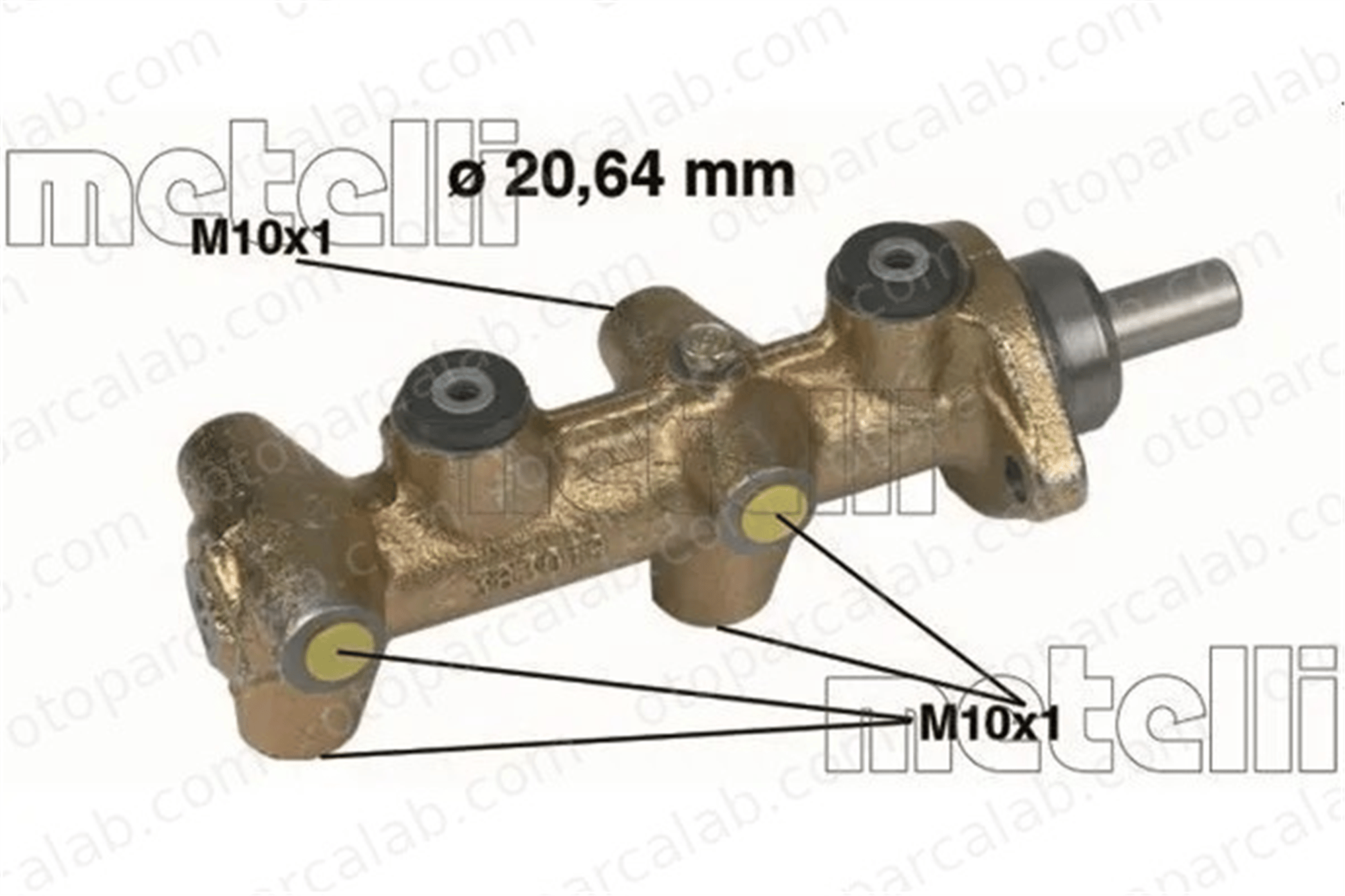METELLI 05-0040 Fren Ana Merkez VW SCIROCCO GOLF I 171611019 171611019A