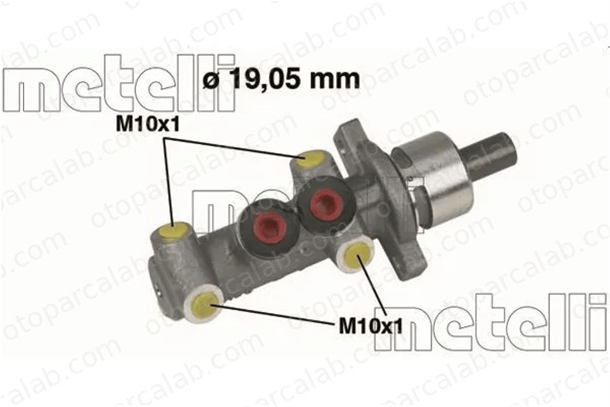 METELLI 05-0266 Fren Ana Merkez CITROËN SAXO PEUGEOT 106 II 4601F0