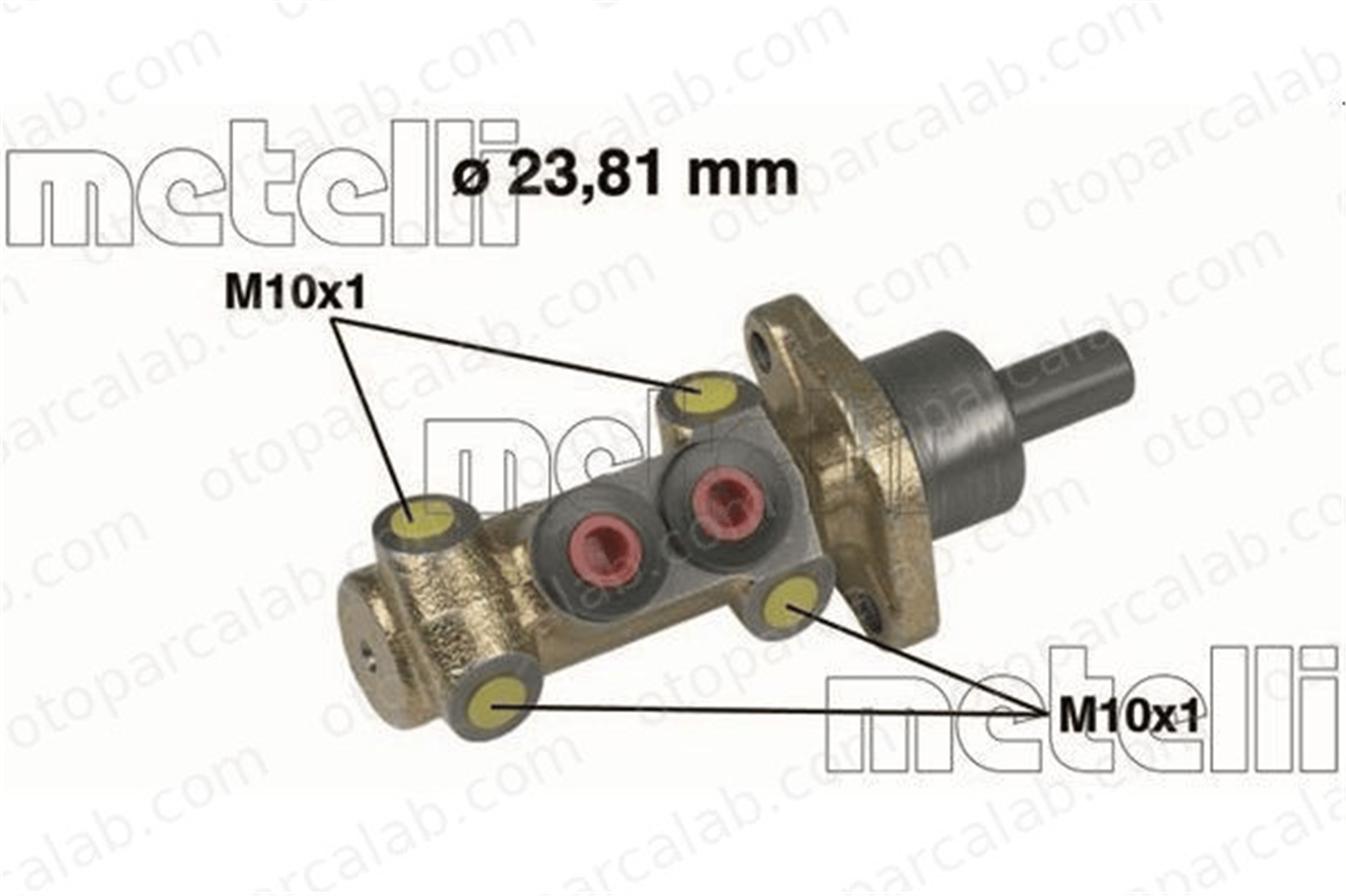 METELLI 05-0398 Fren Ana Merkez VW TRANSPORTER T4 Panelvan/Van TRANSPORTER T4 Minibüs/Otobüs 7200918 7M1611019