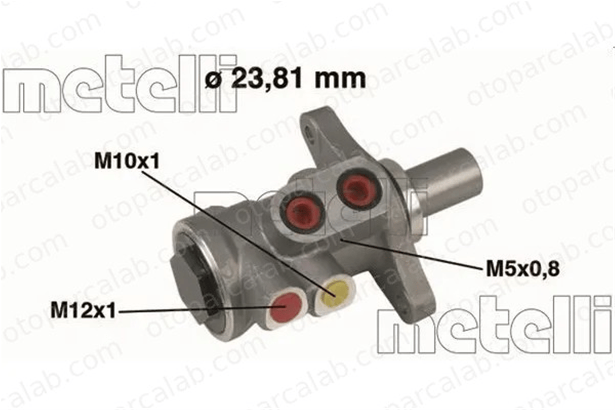 METELLI 05-0448 Fren Ana Merkez FORD FIESTA V FUSION 4S612140KF 1146127