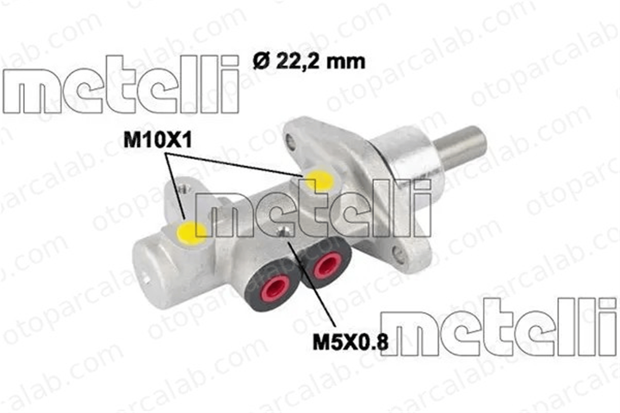 METELLI 05-0549 Fren Ana Merkez VW GOLF III POLO III CLASSIC 1H1698019B