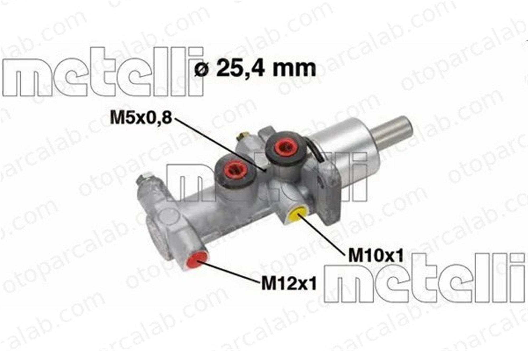 METELLI 05-0554 Fren Ana Merkez OPEL VIVARO A Minibüs/Otobüs RENAULT TRAFIC II Panelvan/Van 7701210057 4601000QAJ