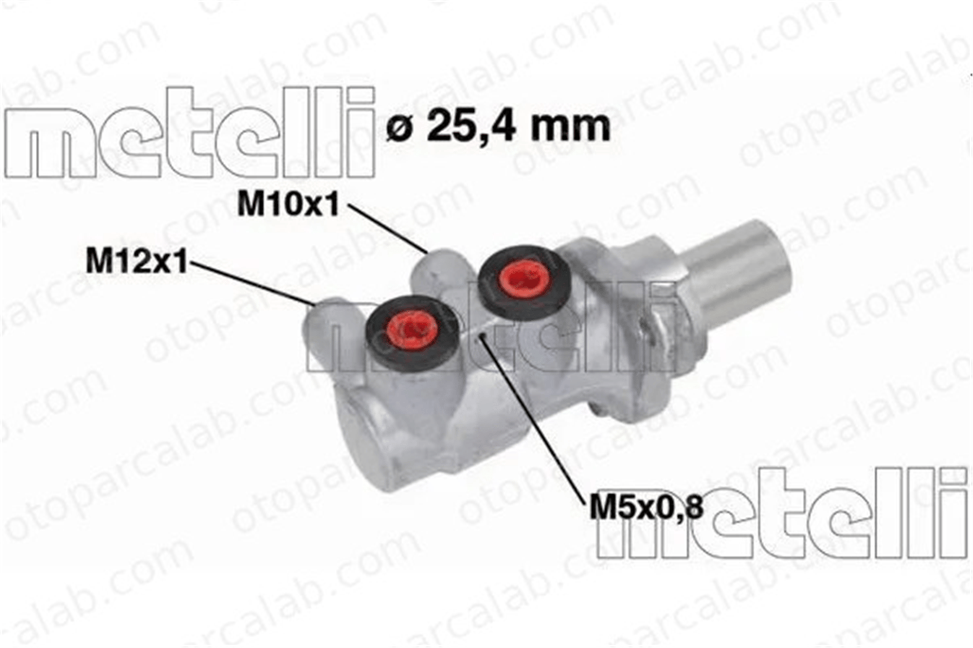 METELLI 05-0717 Fren Ana Merkez OPEL ASTRA H Station wagon ASTRA H 93189715 558388