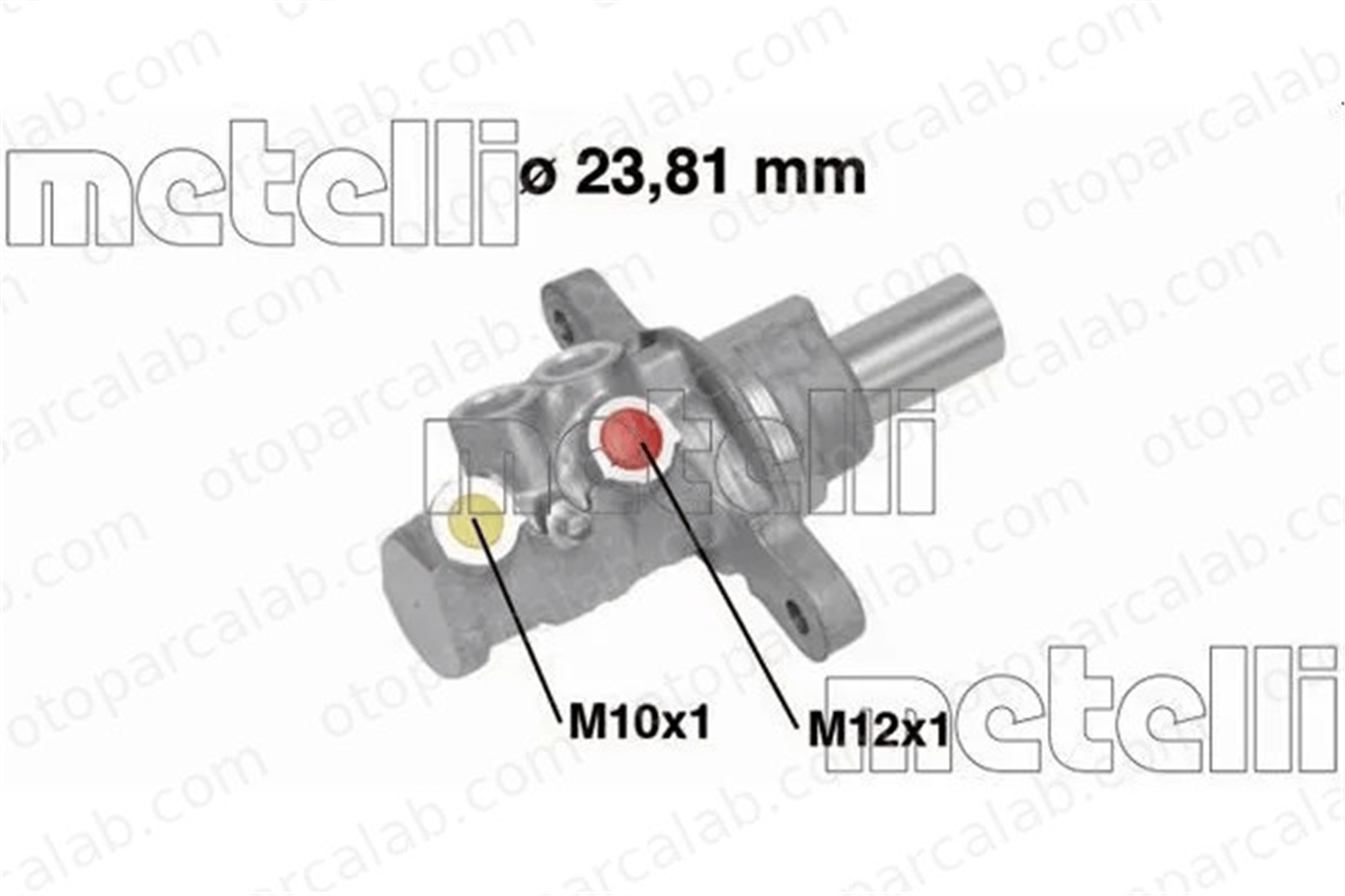 METELLI 05-0724 Fren Ana Merkez CITROËN C4 II PEUGEOT 308 SW I 4601V0 4601Y3