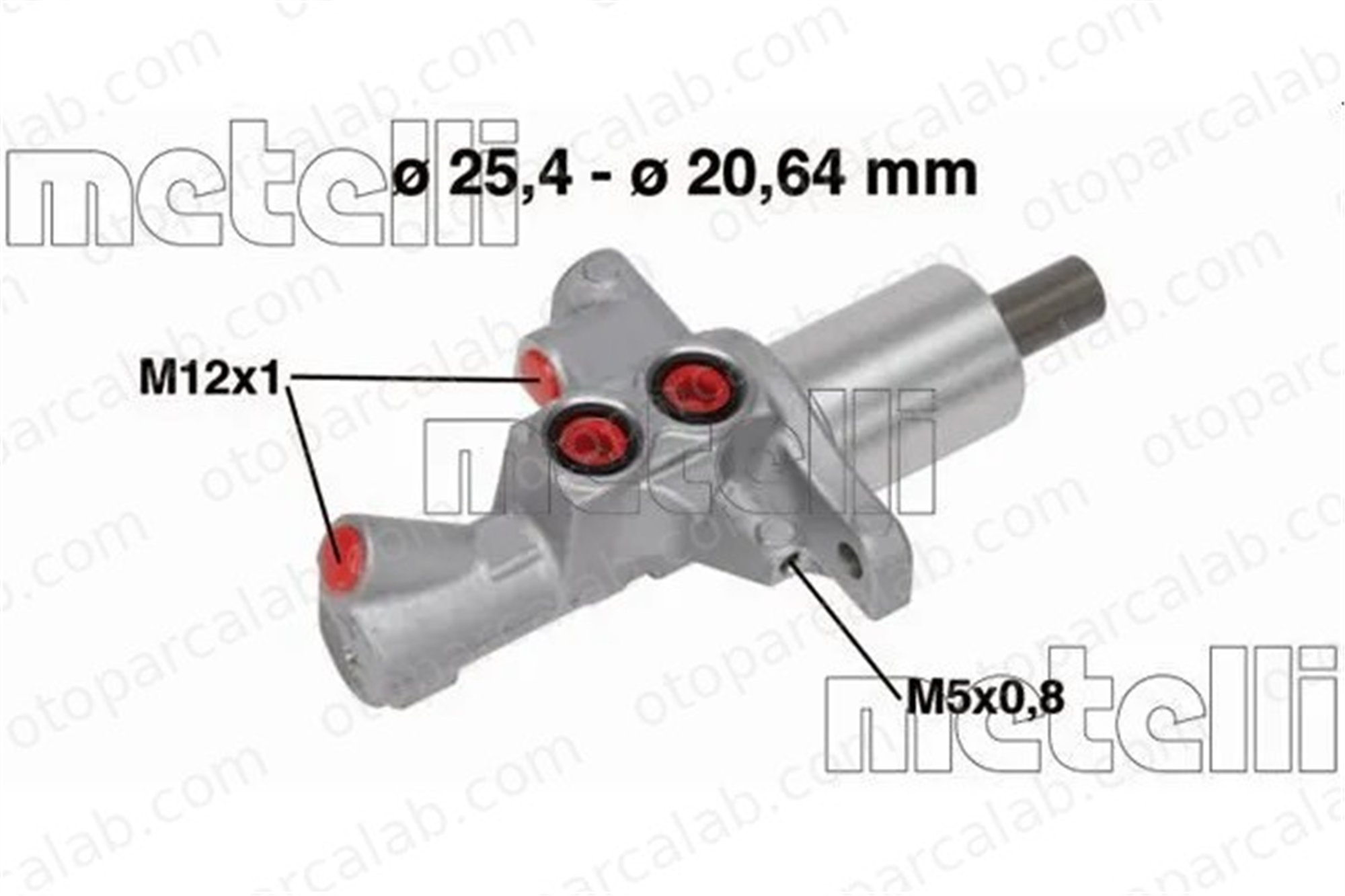 METELLI 05-0748 Fren Ana Merkez MERCEDES-BENZ C-SERISI C-SERISI T-Model 64301501 006 430 15 01