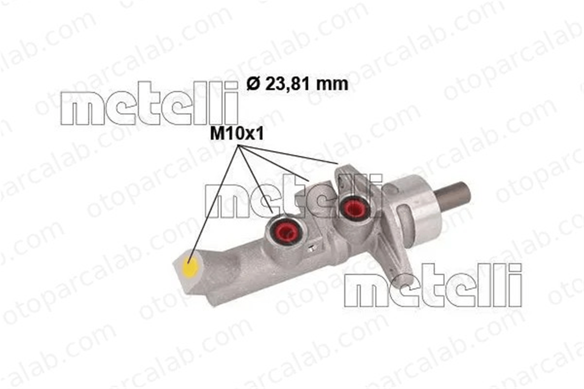 METELLI 05-0834 Fren Ana Merkez TOYOTA AVENSIS AVENSIS Sedan 4720105091 4720105092