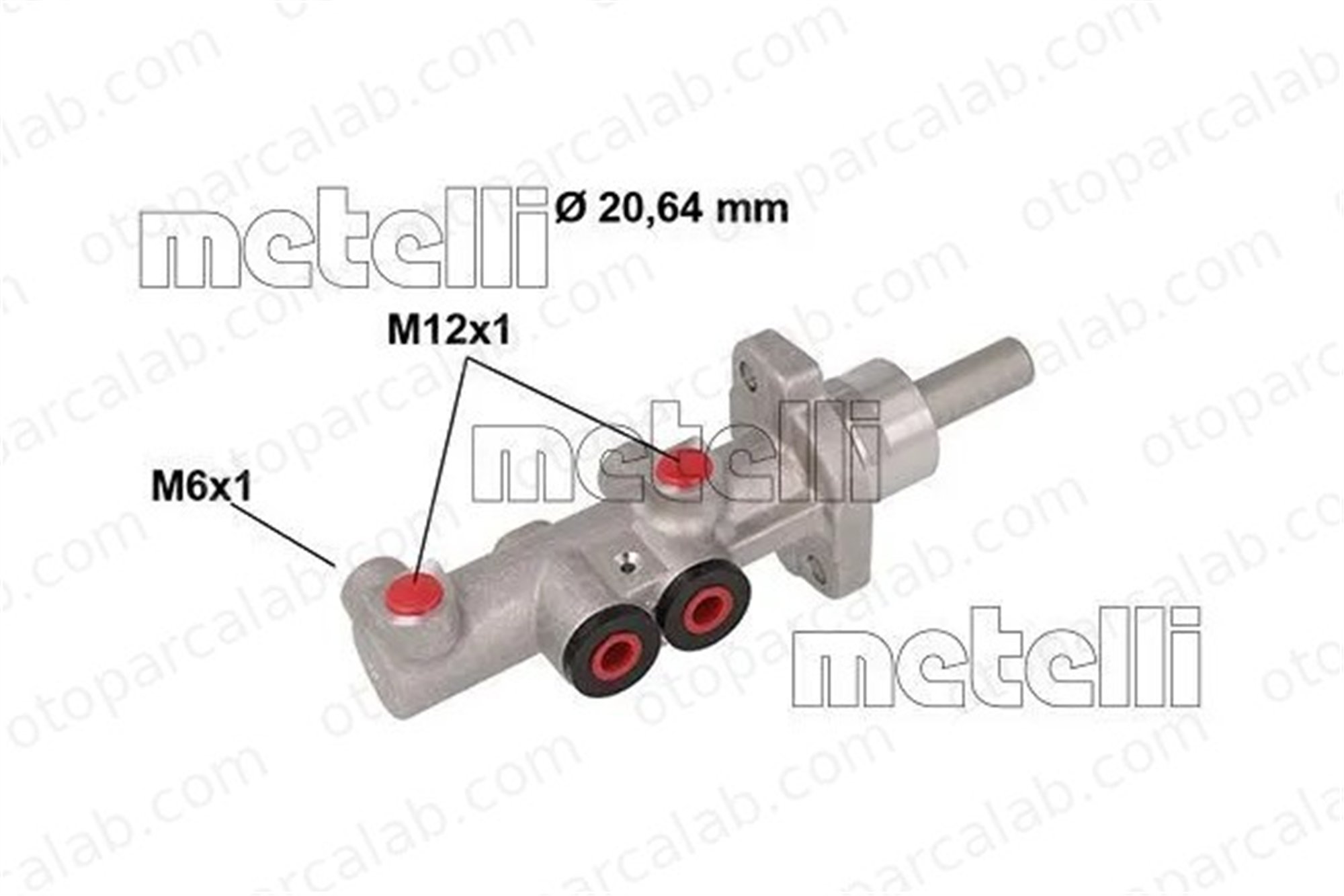 METELLI 05-0849 Fren Ana Merkez VW POLO SEAT IBIZA III 6Q0611019R 6Q0611019Q