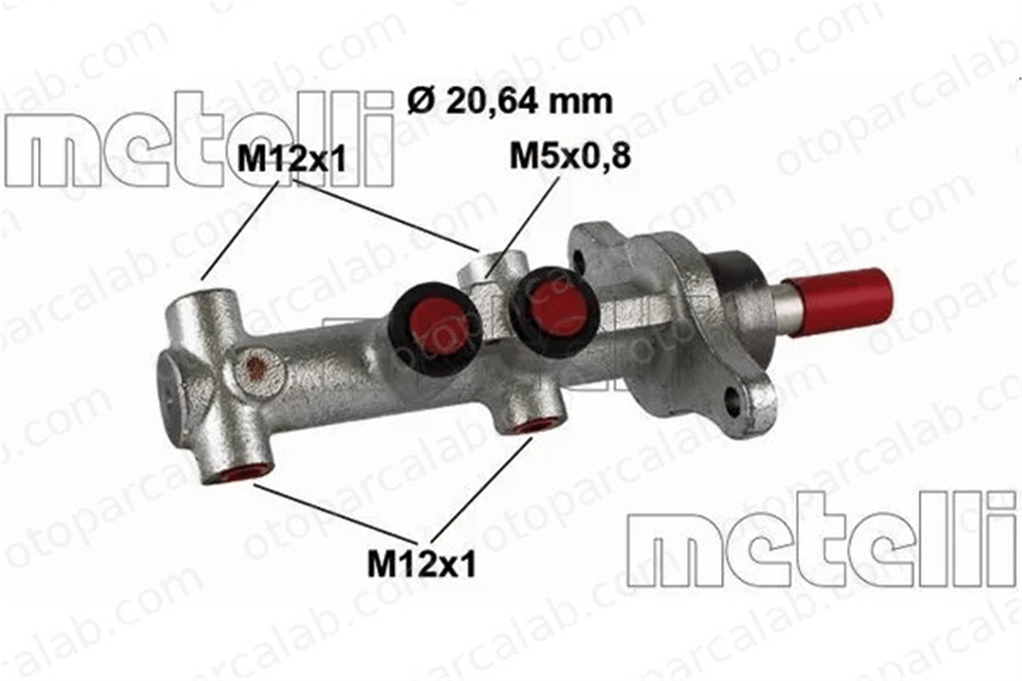 METELLI 05-0865 Fren Ana Merkez OPEL VIVARO A Panelvan/Van VIVARO A Platform şasi 93189930 4601000Q0B