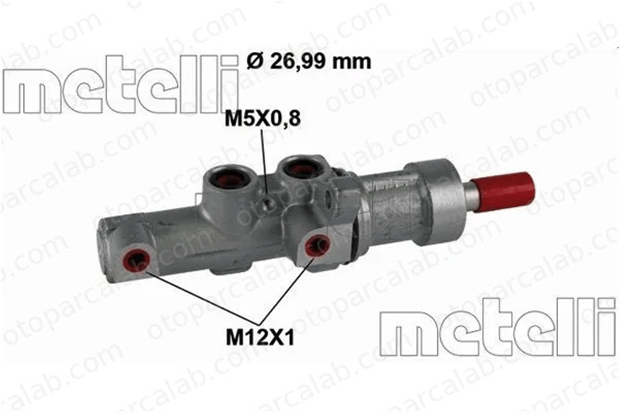 METELLI 05-0867 Fren Ana Merkez MERCEDES-BENZ SPRINTER 3,5-t Platform şasi SPRINTER 3,5-t Panelvan/Van 2E0611017C 4317601