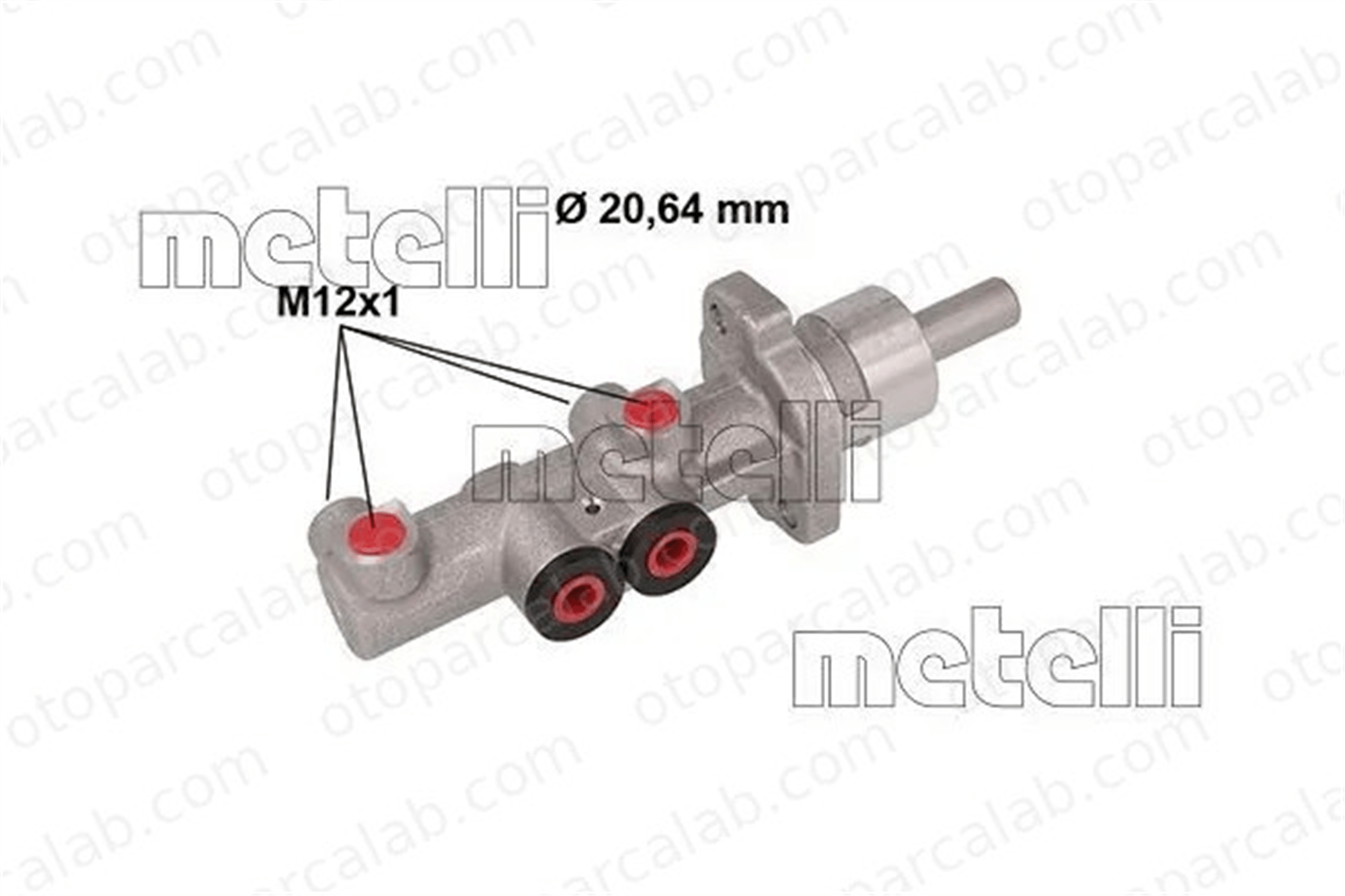 METELLI 05-0881 Fren Ana Merkez VW POLO SKODA FABIA I Combi 5Z0611019N 6Q0611019G
