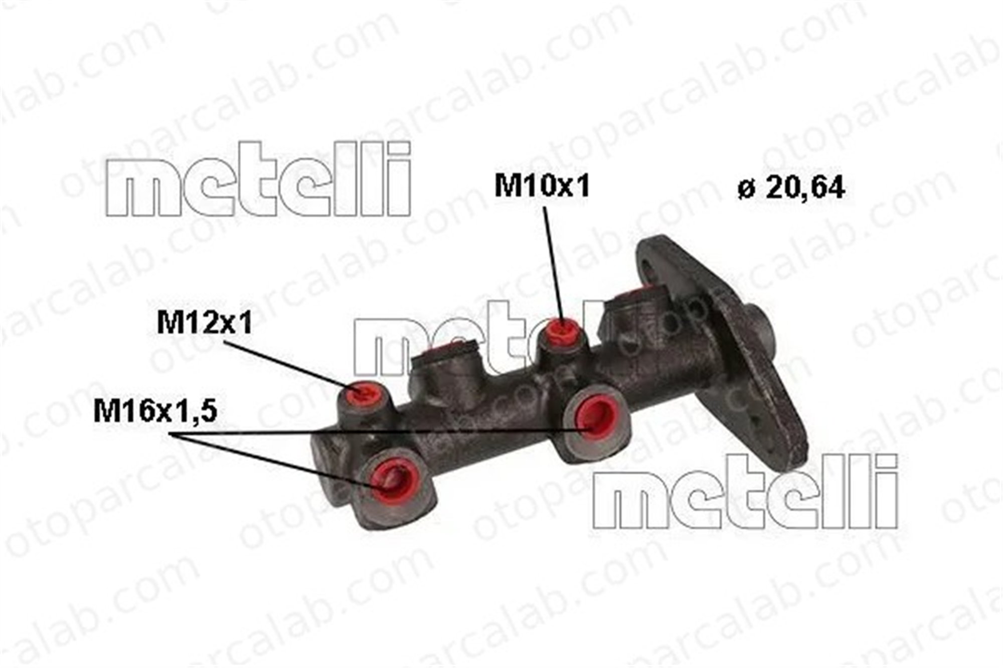 METELLI 05-1140 Fren Ana Merkez FORD FIESTA III 6645754