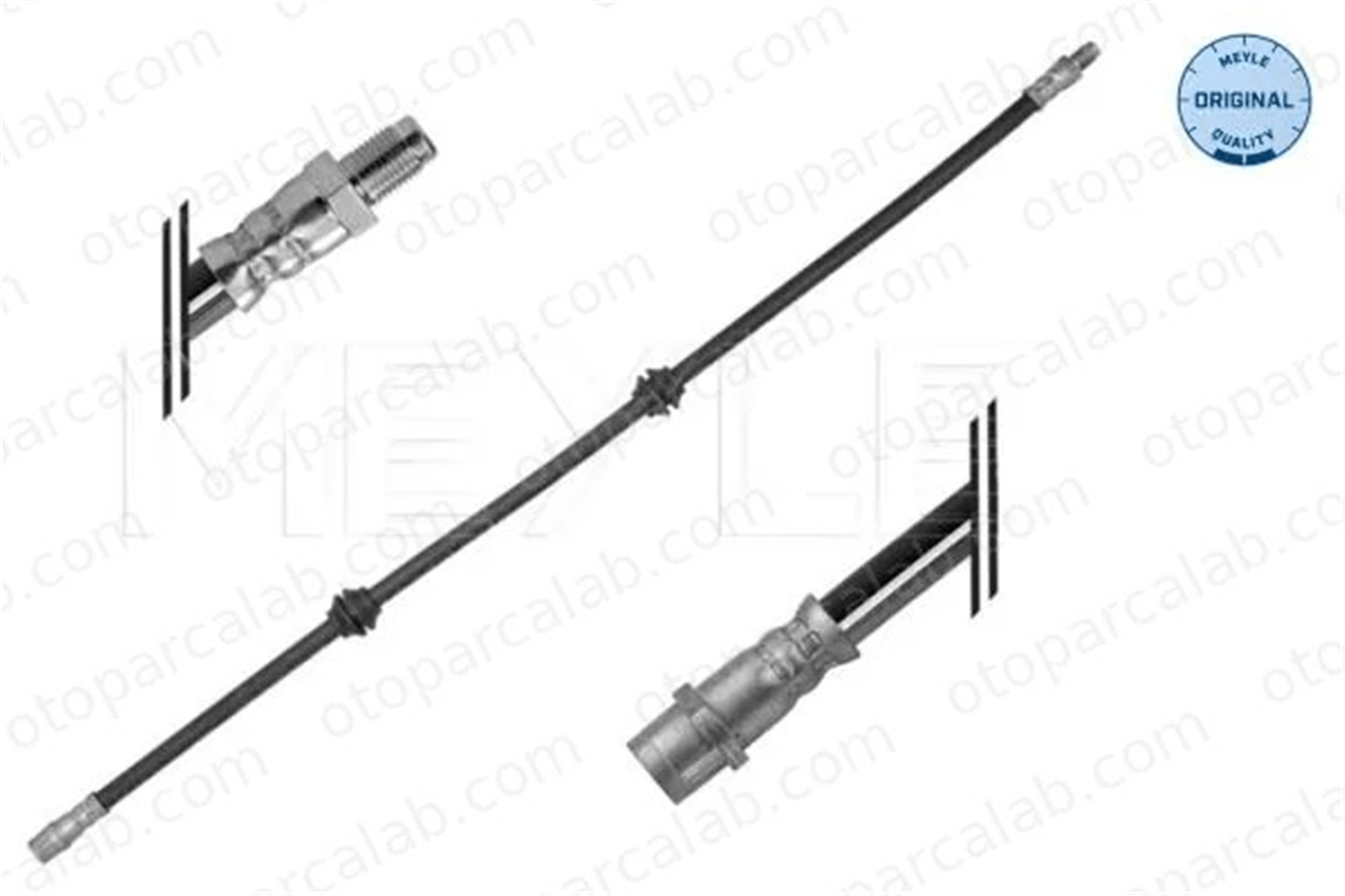 MEYLE 014 525 0009 Fren Hortumu Arka Sağ veya Sol MERCEDES-BENZ GL-SERISI M-SERISI A1644200248 1644200248
