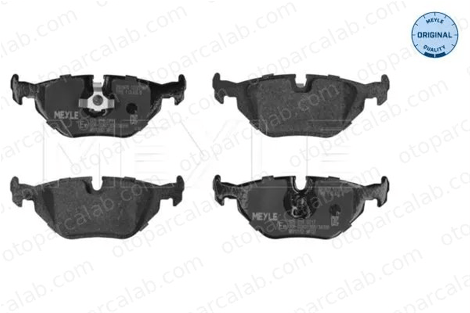 MEYLE 025 216 0717 Fren Disk Balata Arka BMW Z3 Roadster 3 34216761238 1160341