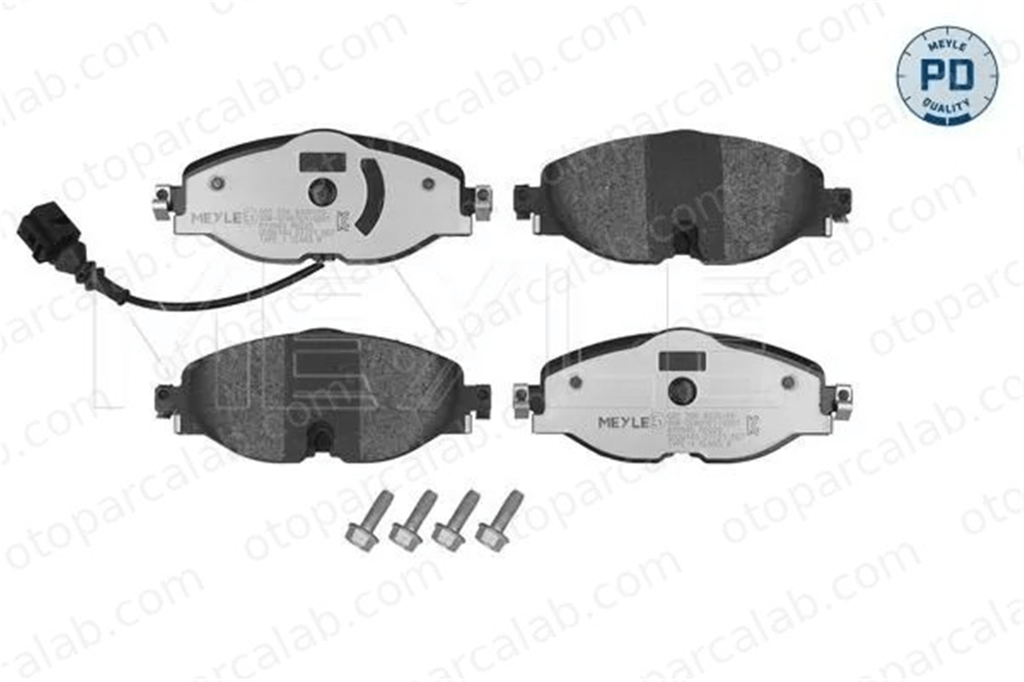 MEYLE 025 256 8320/PD Fren Disk Balata Ön VW GOLF VII AUDI A3 Sportback 8V0698151AB 2Q0698151F