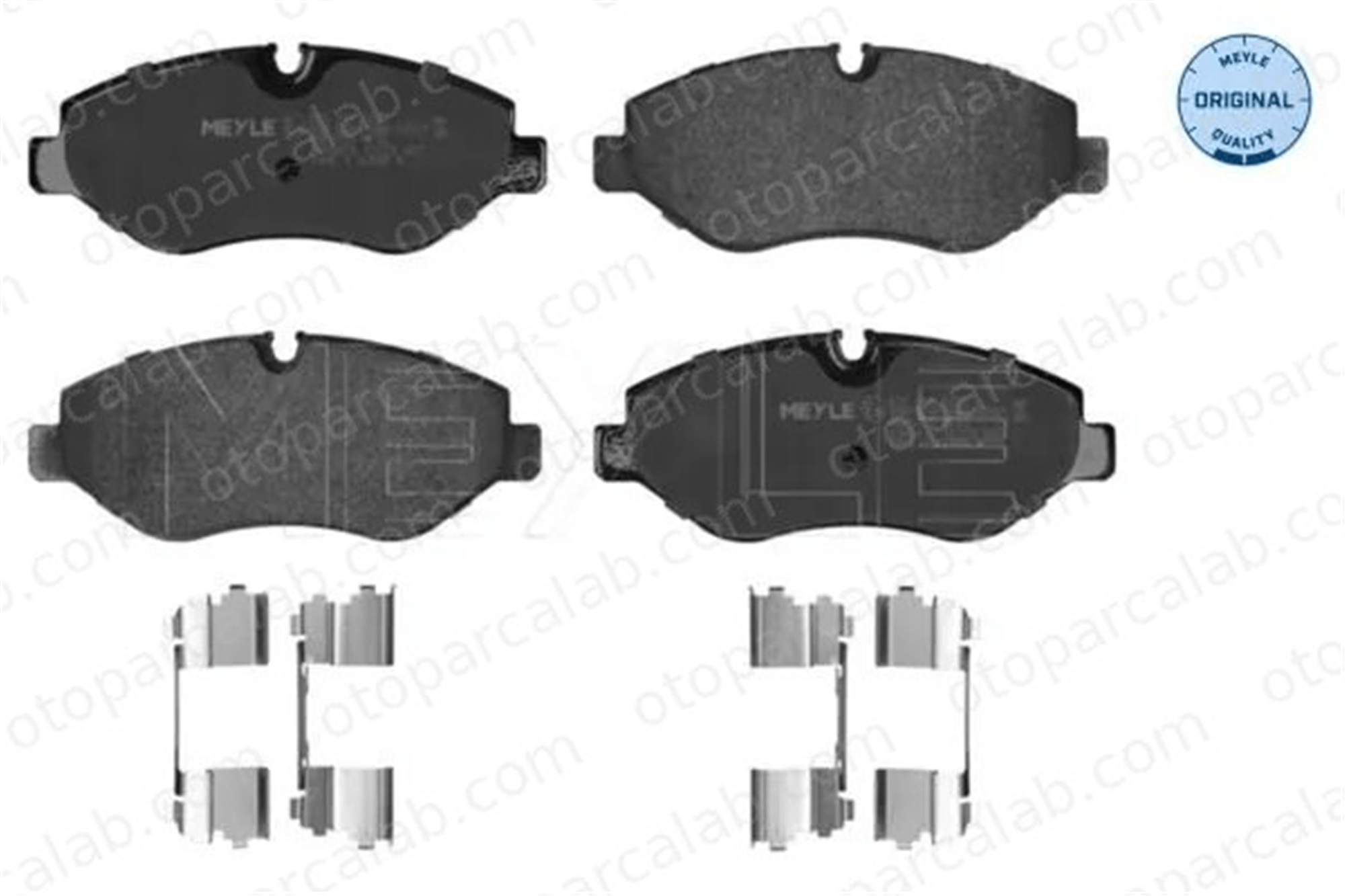 MEYLE 025 291 9220 Fren Disk Balata Ön MERCEDES-BENZ SPRINTER 3,5-t Platform şasi SPRINTER 3,5-t Panelvan/Van A0054207020 44206720