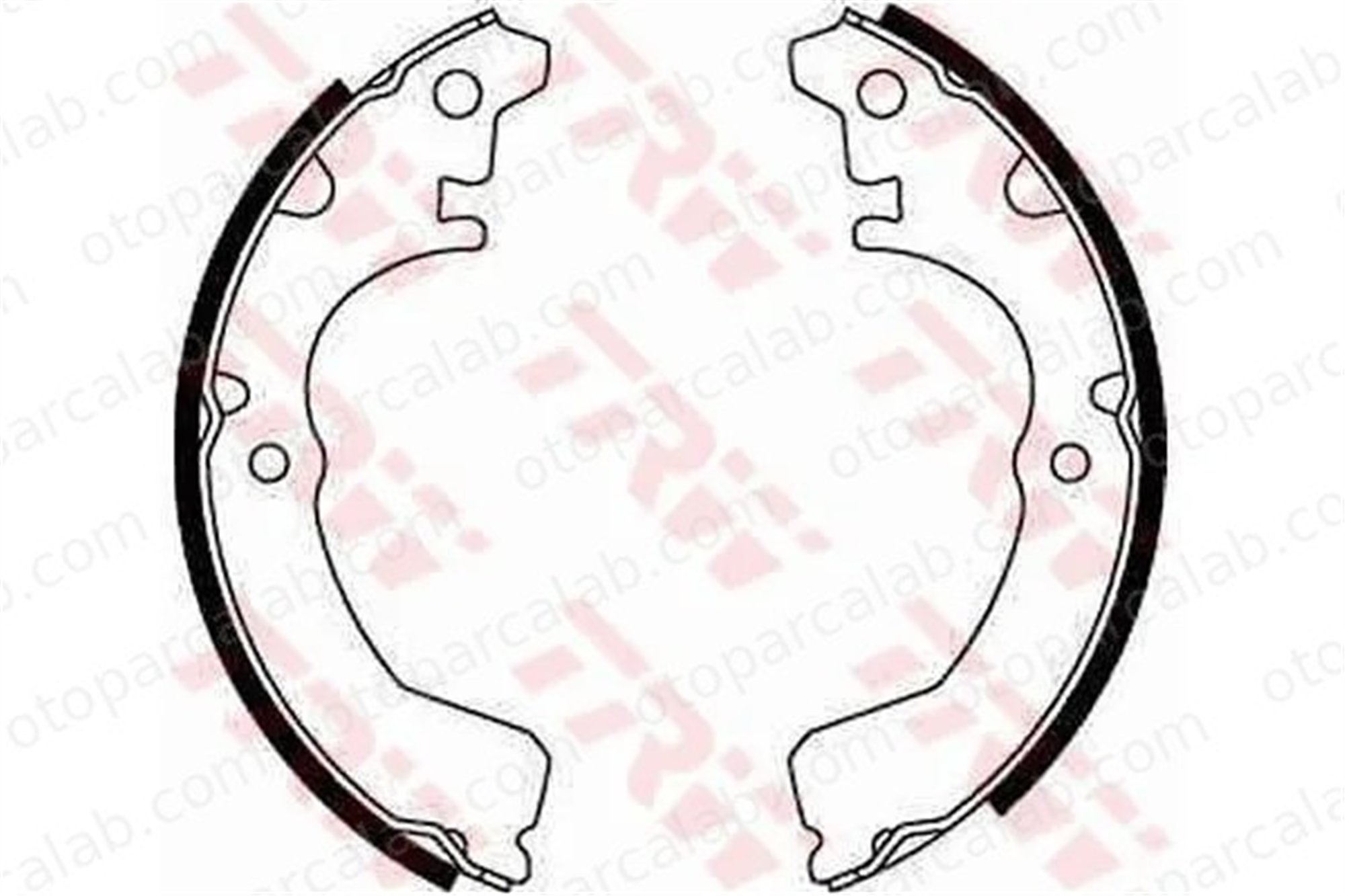 MGA 108220 Fren Pabuçlu Balata Arka TOYOTA TERCEL 4762016010 449510050