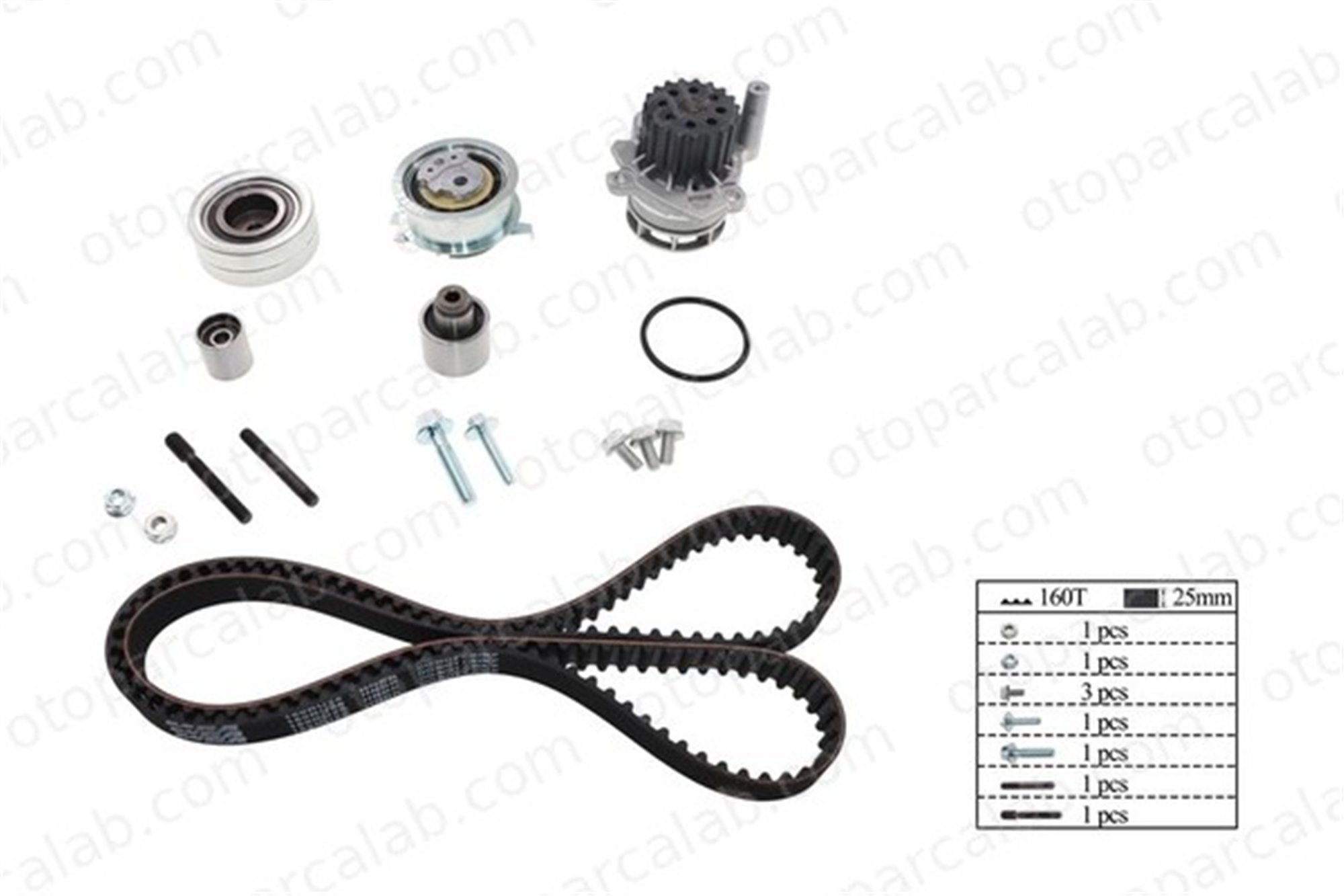 MGA 21027 Triger Kayış Seti AUDI A4 B8 A4 B8 Avant 3L198119F 3L198119A