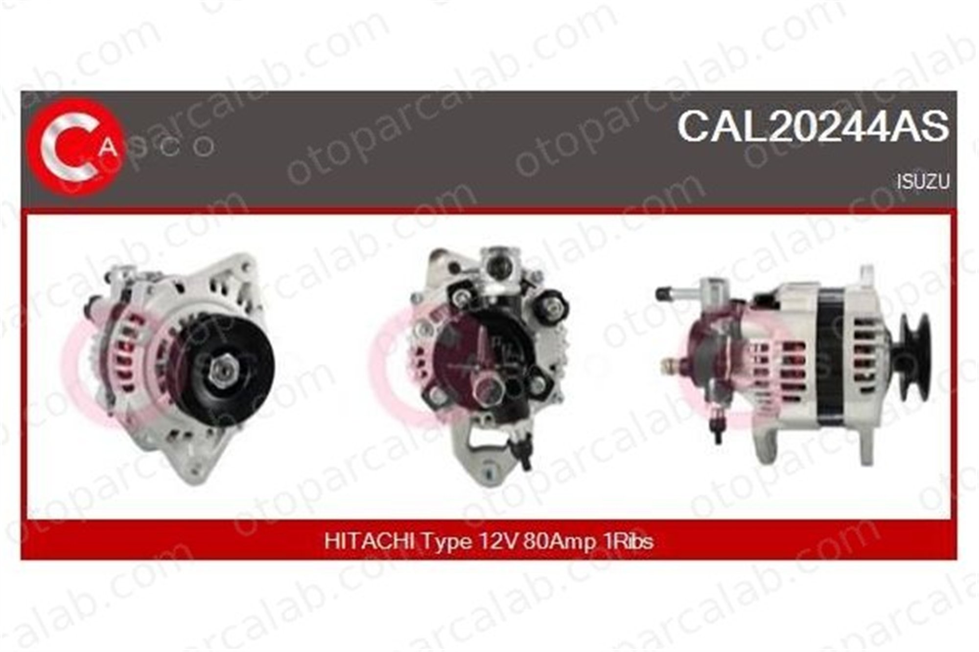MGA 28121 Alternatör ISUZU D-MAX I 8972492093 HAL180512E